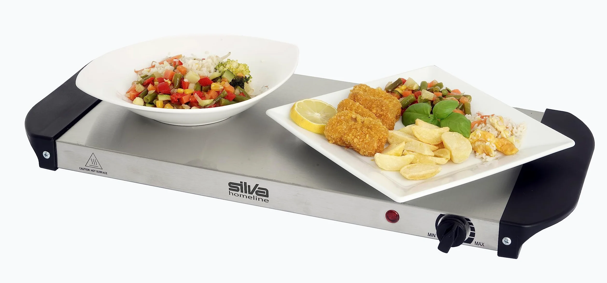 Stay Hot SH 3.1 Buffetwärmer & Warmhalteplate 2 en 1 200 W Idéal pour buffets, fêtes et familles