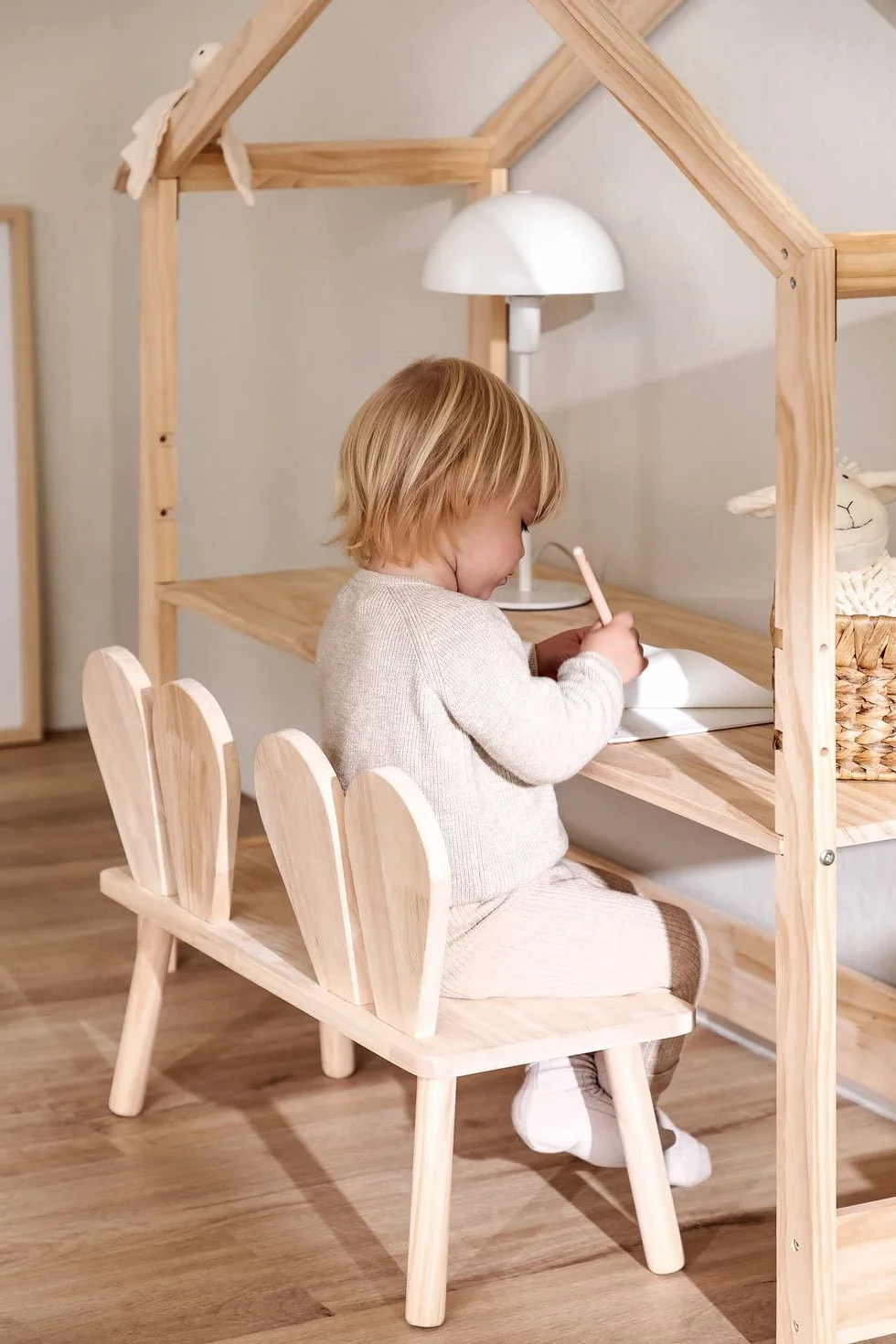 SKLUM Banc en Bois Buny Style Kids