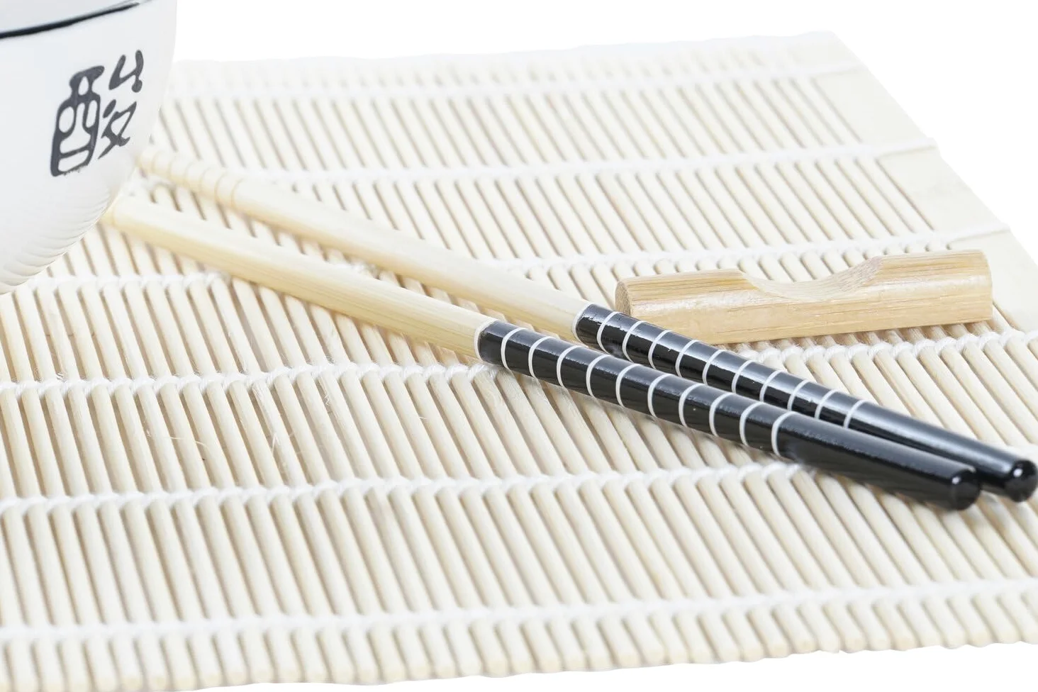 SUSHI SET 16 BAMBU GRES 14,5X14,5X31 BLANCO