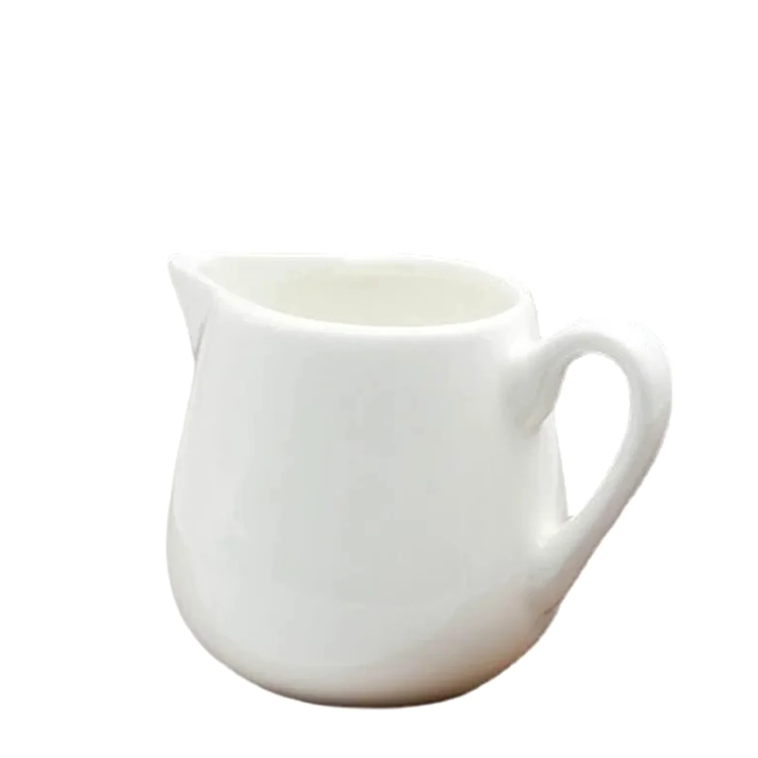 MRKU Pot à Lait, saucière, Verre à Eau, pichet, crémier, Distributeur de café, sucrier, 2 pièces, Service à thé en céramique pour Barista