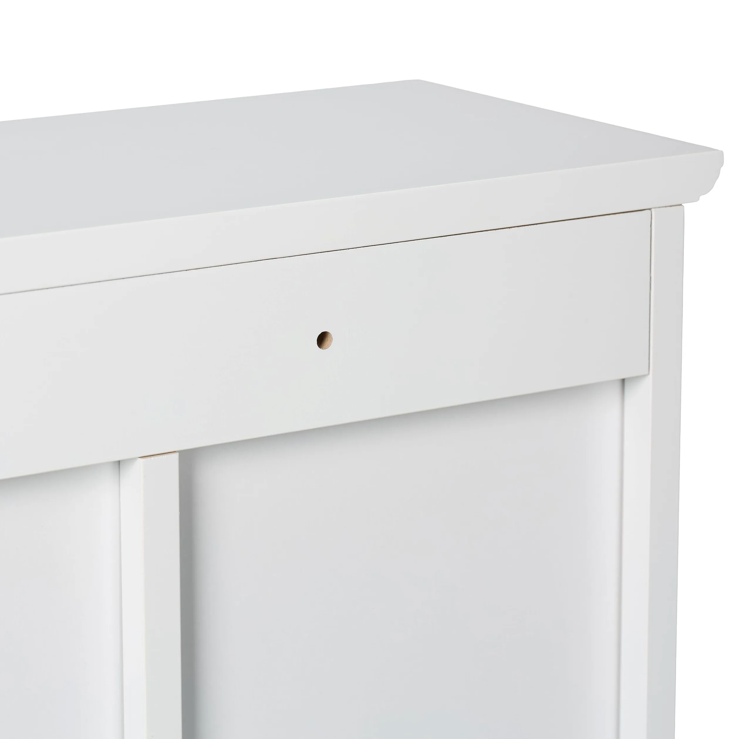 Relaxdays Armoire de Salle de Bain, Miroir, 3 étagères Ouvertes, 2 Compartiments, HxLxP : 48 x 60 x 18 cm, Blanche