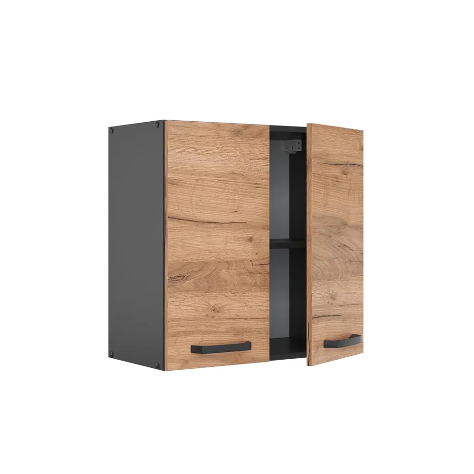 Vicco Elément Haut de Cuisine R-Line, Chêne de Force doré, 60cm, pour Une Combinaison Libre au Sein de systèmes de Cuisine modulaires