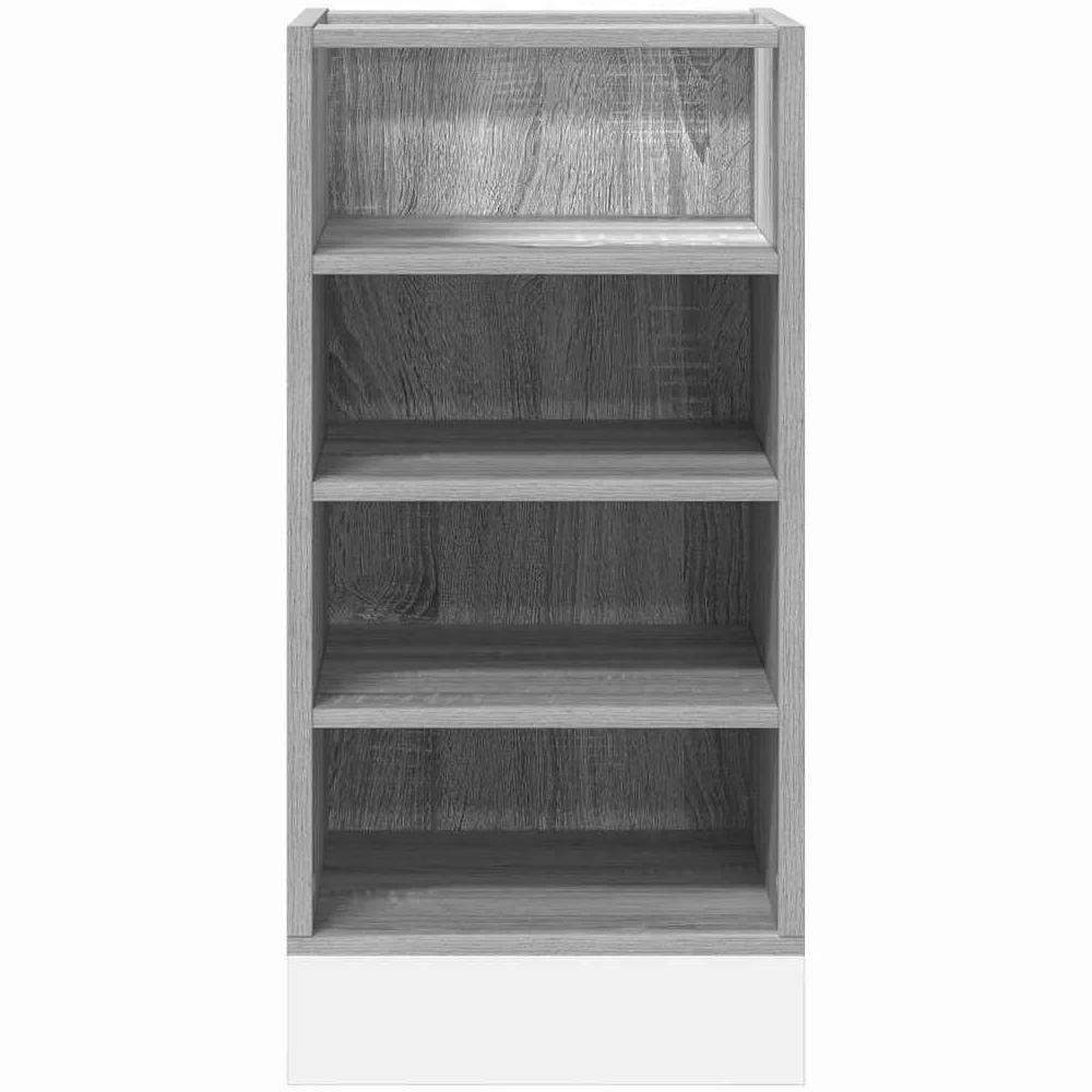 Générique Meuble Bas Riga Gris Sonoma 40 x 44,5 x 81,5 cm Bois d'ingénierie,Meubles de Cuisine,854207