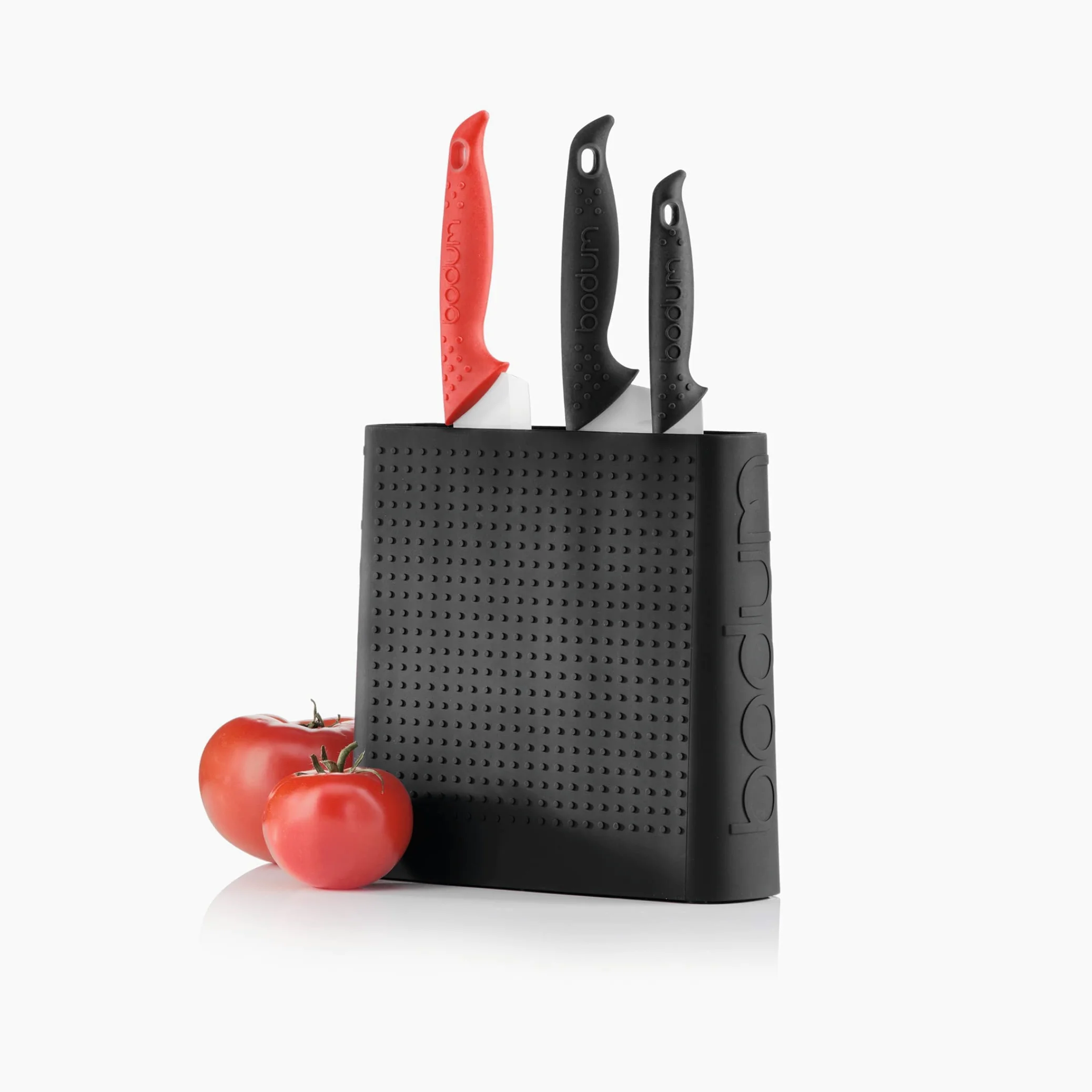 Bodum 1108901S Bistro Bloc Couteau, Plastique, Noir, 6,6 x 21,4 x 32 cm