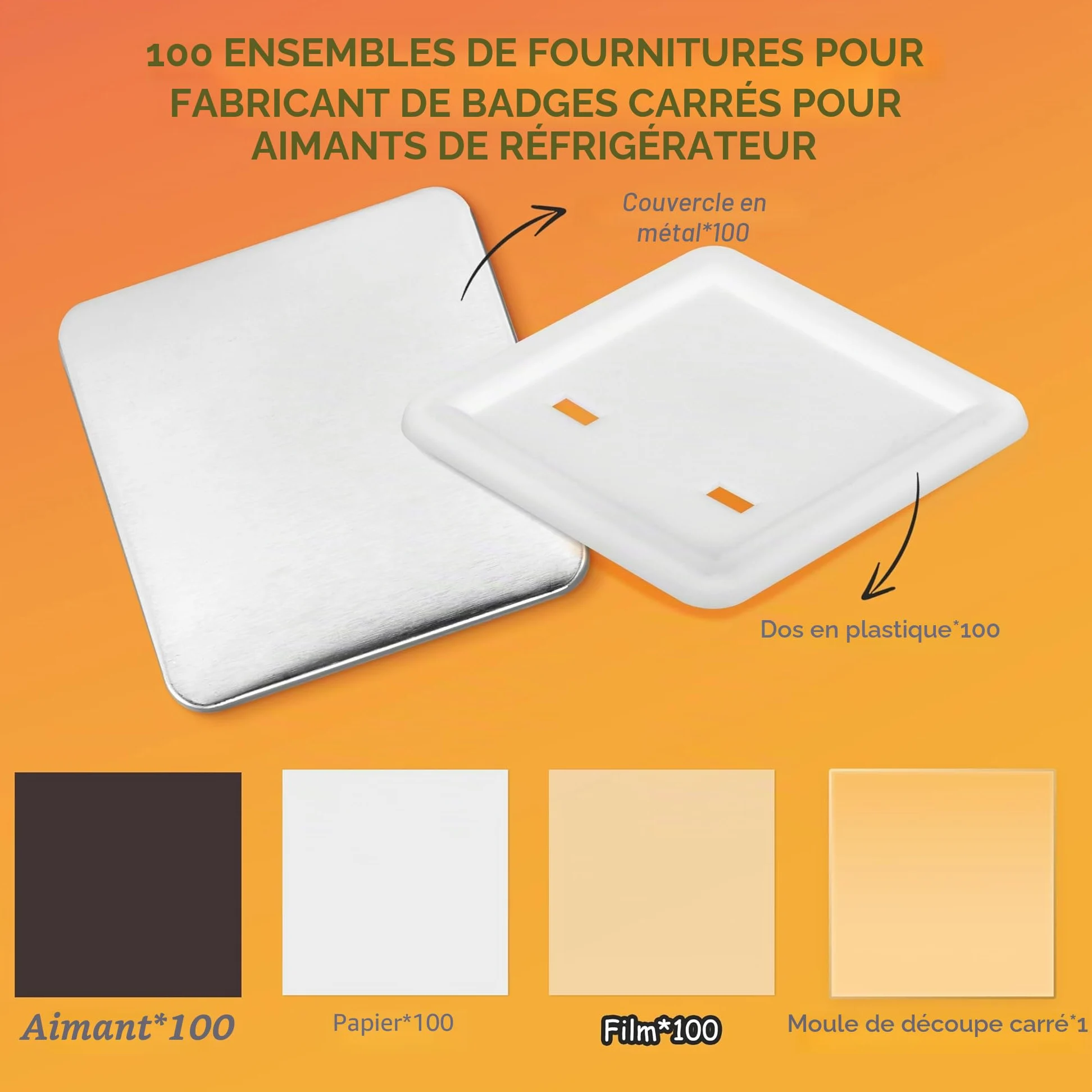 Autocollant pour réfrigérateur. KEYSAFER