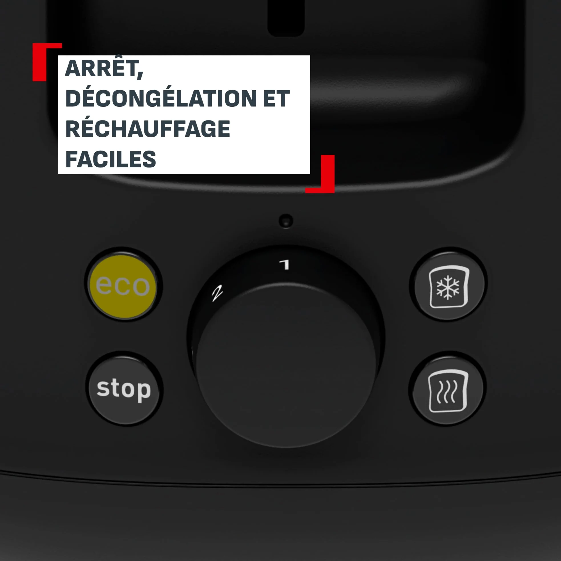 Tefal Subito, Grille-pain 2 fentes, Option de chauffe pour 1 fente, Fentes extra-larges, Levier de surélévation, TL342DE0