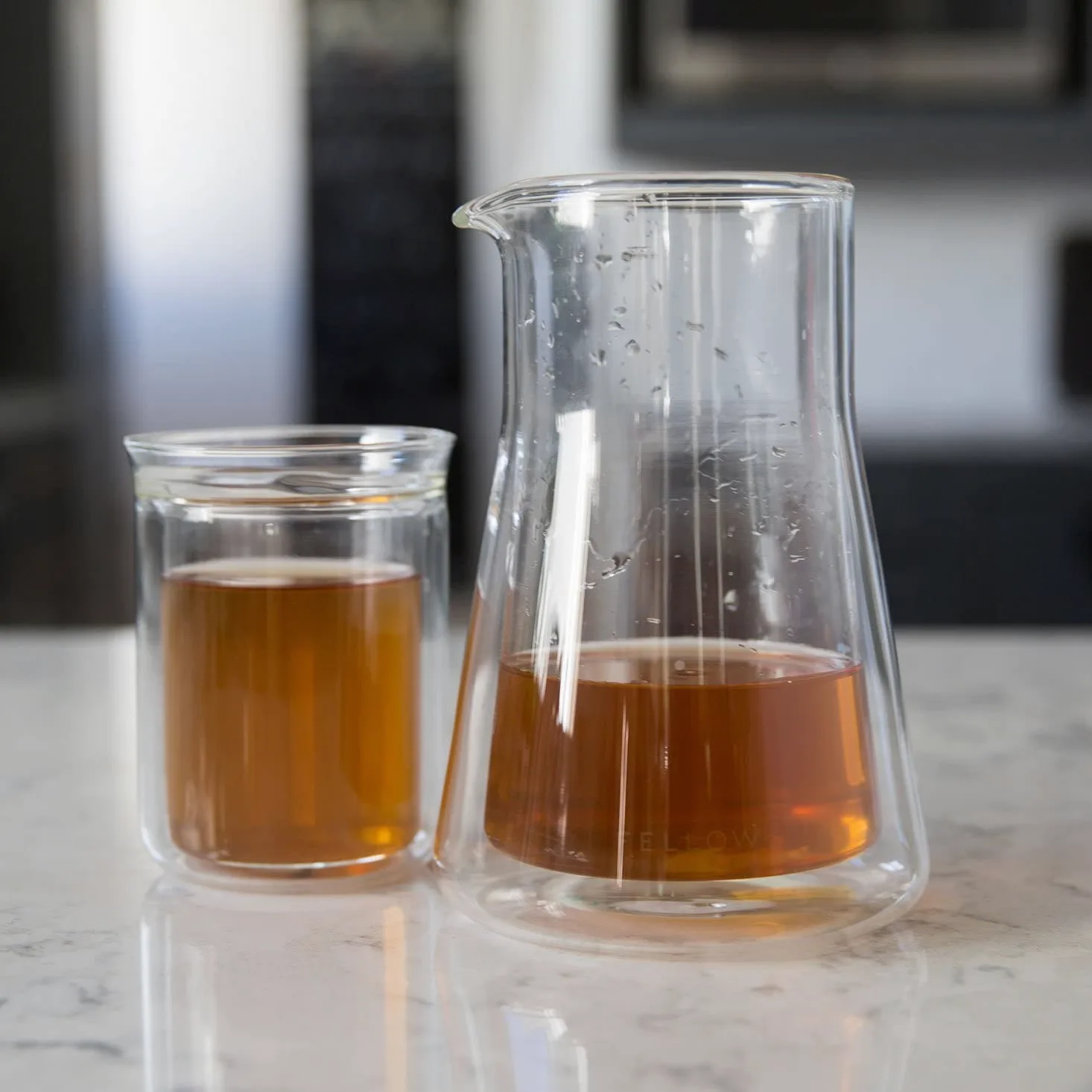 Fellow Stagg | Carafe à café à double paroi | Récipient pour préparation manuelle du café | Carafe en verre borosilicate soufflé à la main, pichet transparent | 600 ml