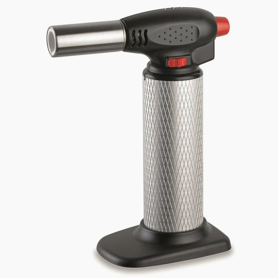 KEMPER - Chalumeau de cuisine piezo professionnel micro torche gaz rechargeable - toutes positions 360°