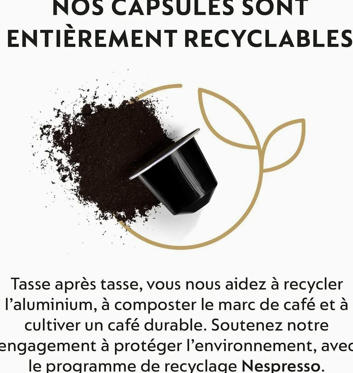 Nespresso Machine à café Inissia noir Delonghi Original - Bundle Top Sélection Ispirazione 100 Capsules