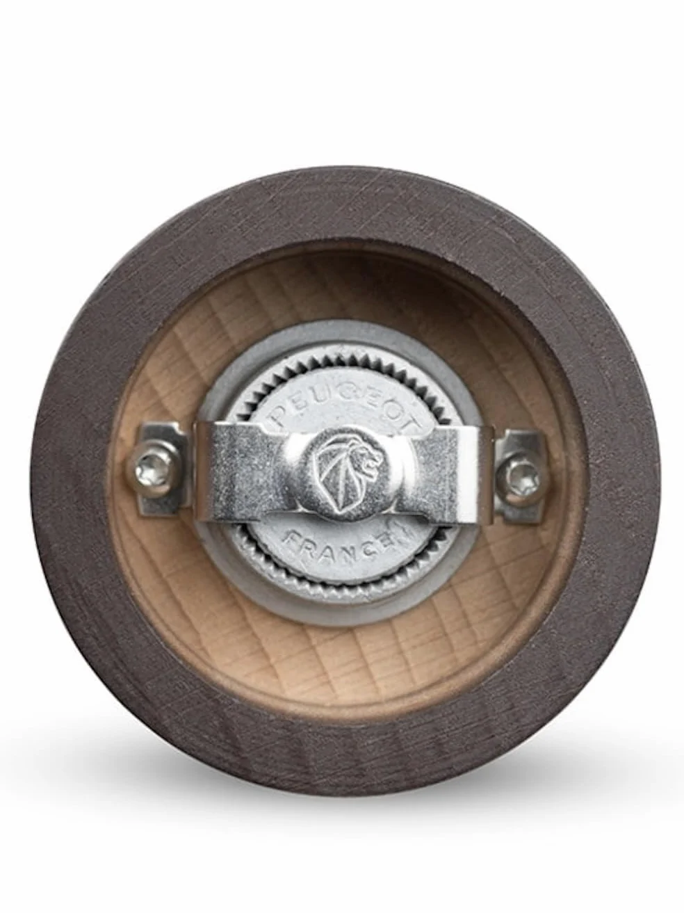 PEUGEOT - Duo Paris - Moulin à Poivre + Moulin à Sel 18 cm - Réglage Classique - Innovation Sel Glace, Mécanisme Zirlion - Bois Revalorisé Labellisé PEFC - Fabrication Française - Coloris Chocolat