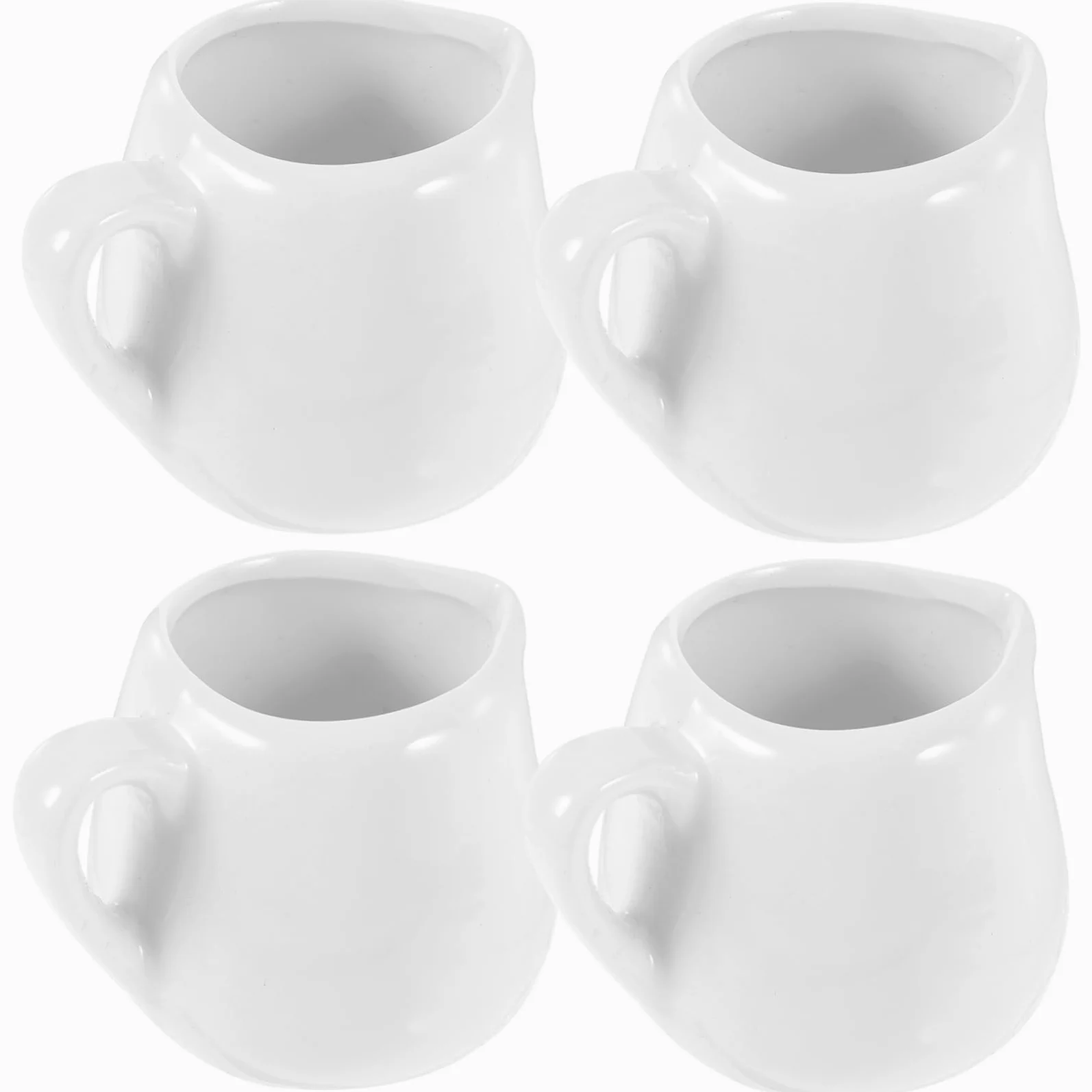 Cabilock 12pièces Pichet Céramique Pratique Récipients à Lait Et Sauces De Pichet à Main Pour Repas Et Réunions