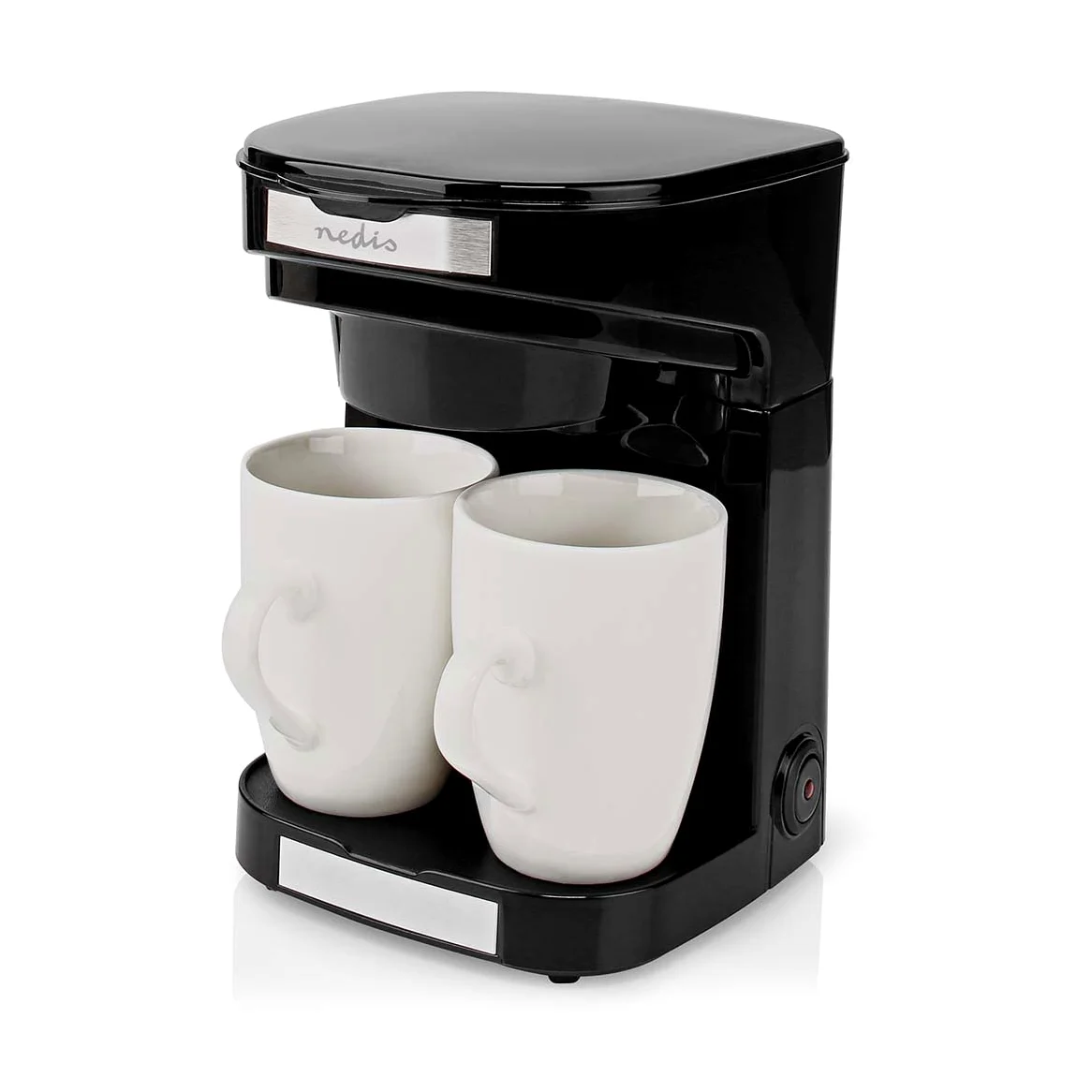 NEDIS KACM140EBK Cafetière noir Nombre de tasse=2