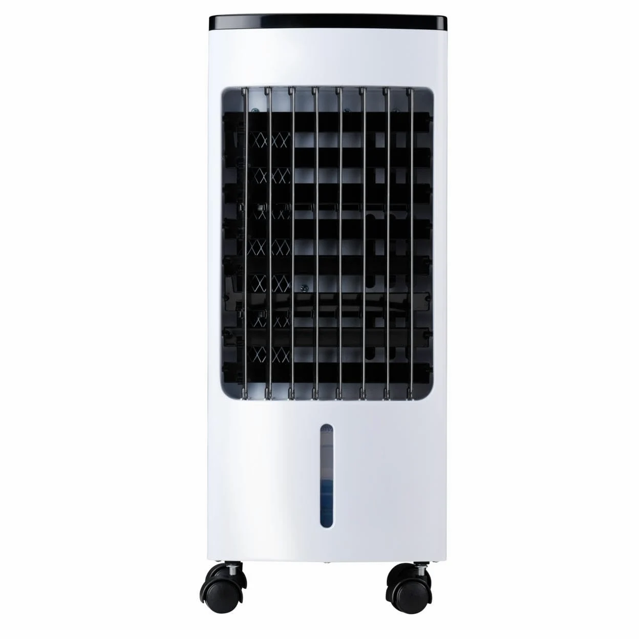 Climatiseur Mobile - Ventilateur, Humidificateur d' Air et Air Cooler - Rafraichisseur d'Air sans Évacuation 55 dB - Télécommande et Minuterie - Réservoir d'Eau 4 L - 22 x 24 x 53,5 cm