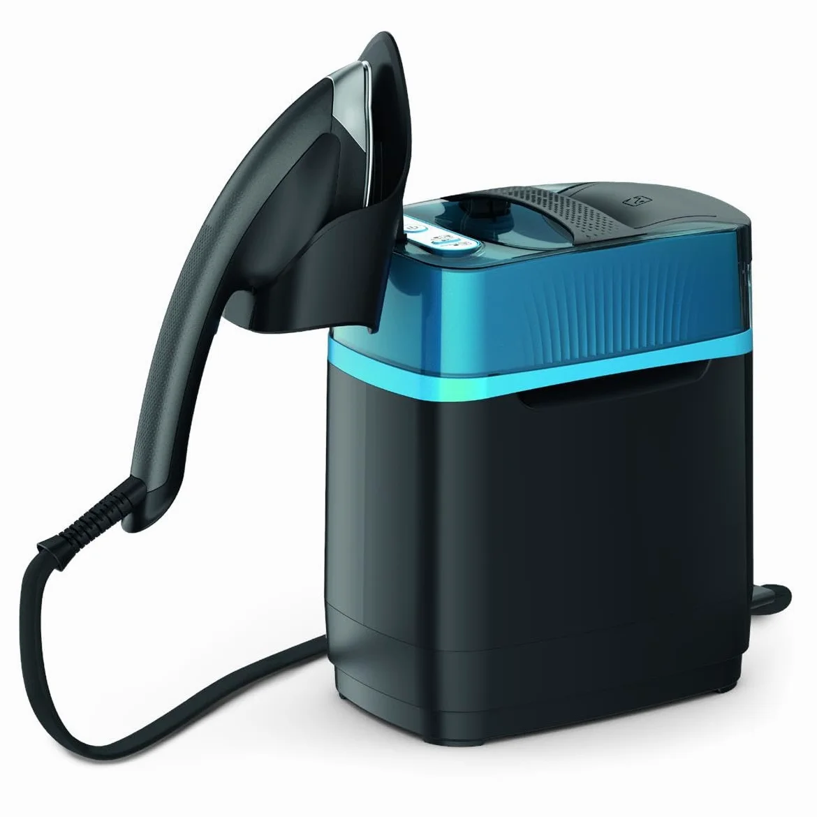 Tefal Défroisseur vapeur hygiénique UT2020 CUBE Désinfectant Hygiénique Nettoyage à la vapeur vertical Repassage mobile Débit vapeur jusqu'à 90 g/min Effet pressing 200 g/min