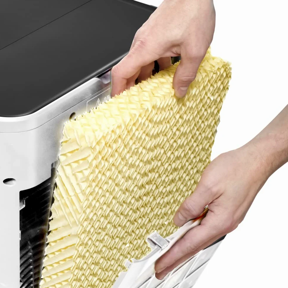TROTEC Rafraîchisseur d'air PAE 61 - Pour 72m² - Climatiseur sans évacuation à évaporation - 40L Résevoir - Fournis 4 accumulateurs de froid