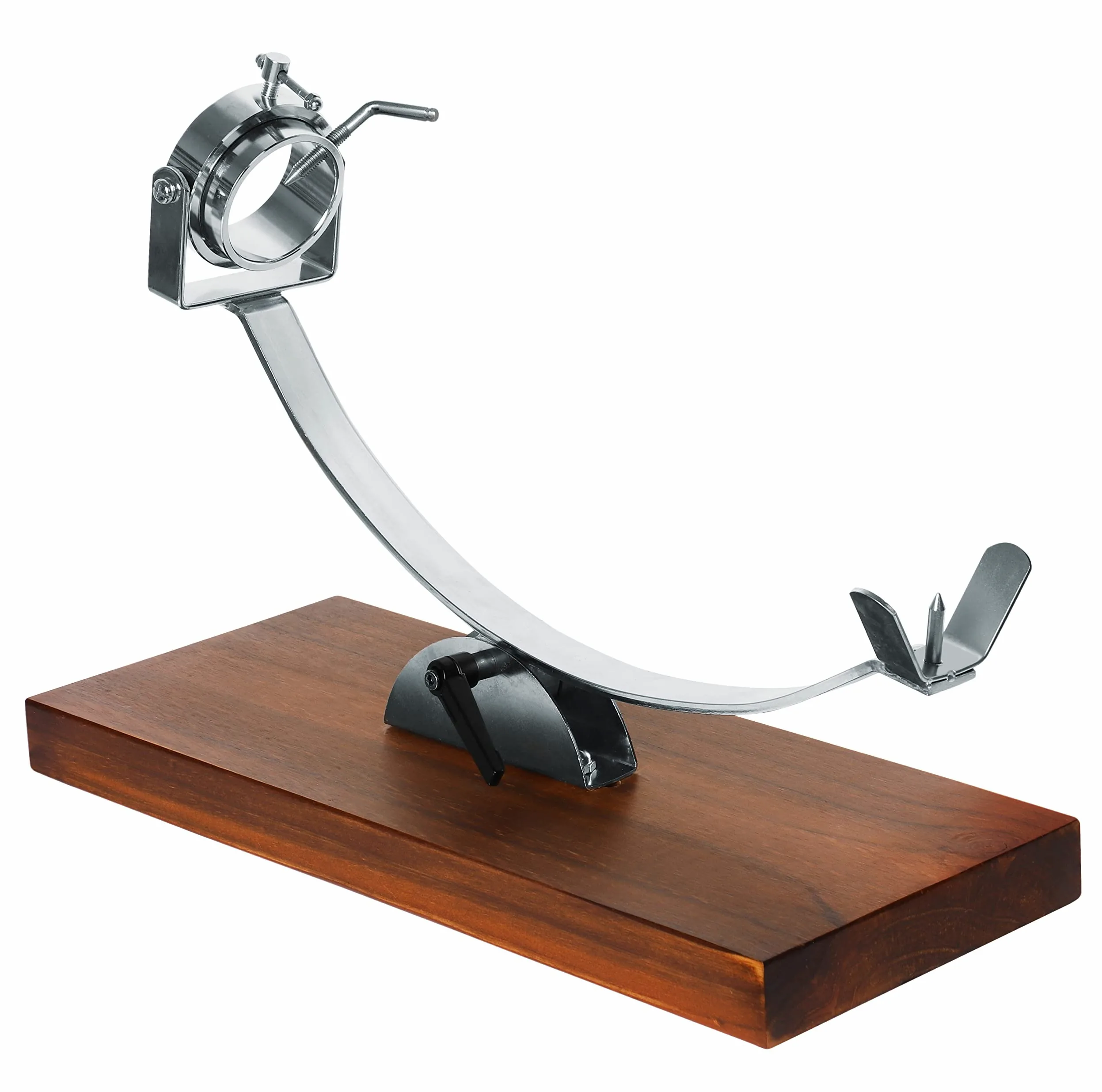 Nerthus FIJ 853 support jambon basculant avec tête rotative et base réglable pour couper jambon et palette