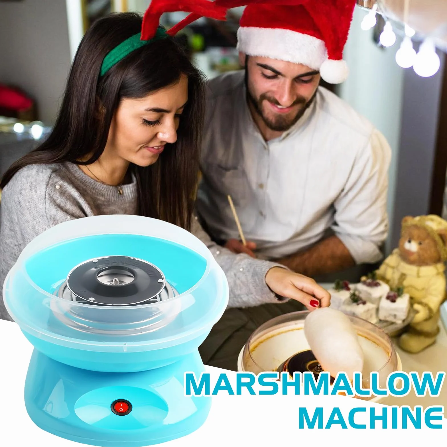 Machine À Barbe À Papa, Cotton Candy Machine, Machine À Bonbons En Coton, Électrique Candy Floss Maker 450w Avec Accessoires Pour Anniversaire Diverses Fêtes Facile À Utiliser Et À Nettoyer