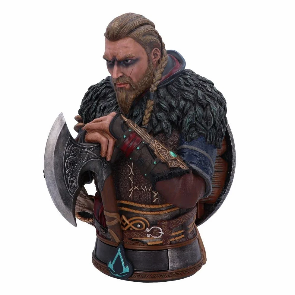 Nemesis Now Buste sous Licence Officielle Assassin's Creed Valhalla Eivor, Multicolore, 32 cm, résine