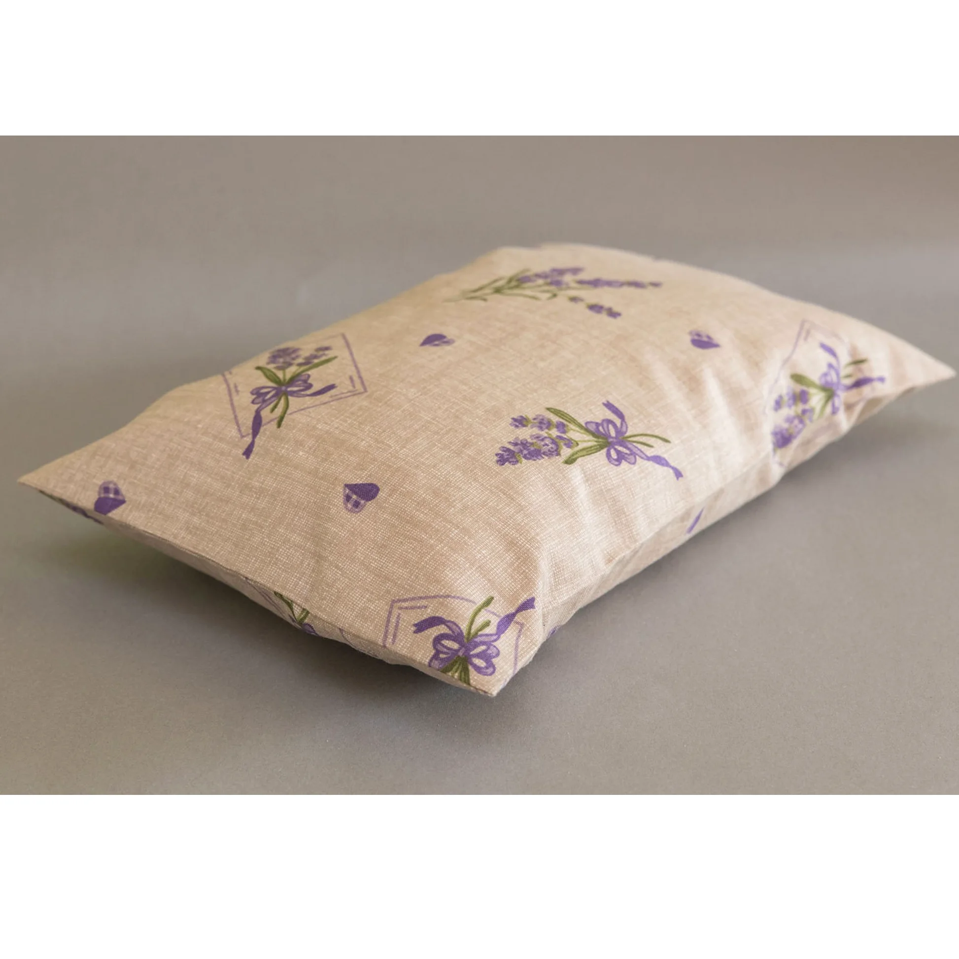 Giraffenland Coussin à la Lavande 30x20cm. Taie champêtre Romantique + Housse Bio Nature | Coussin parfumé | Coussin aromatique | Coussin aux Herbes
