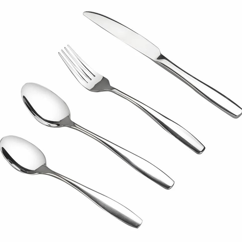 Couverts en Acier Inoxydable, Couverts de Table 40 Pièces