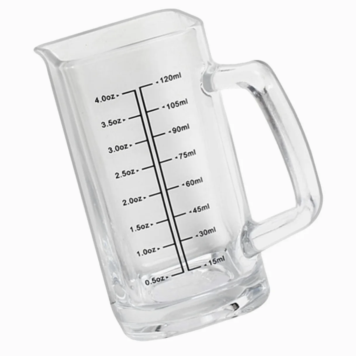 5 Pièces Tasse De Mesure De Verre Pour Tasses Portable Gobelets Café Tasse à Mesurer Liquide Gobelet Verseur Expresso Berceur De Verre Verseur En Transparent Un