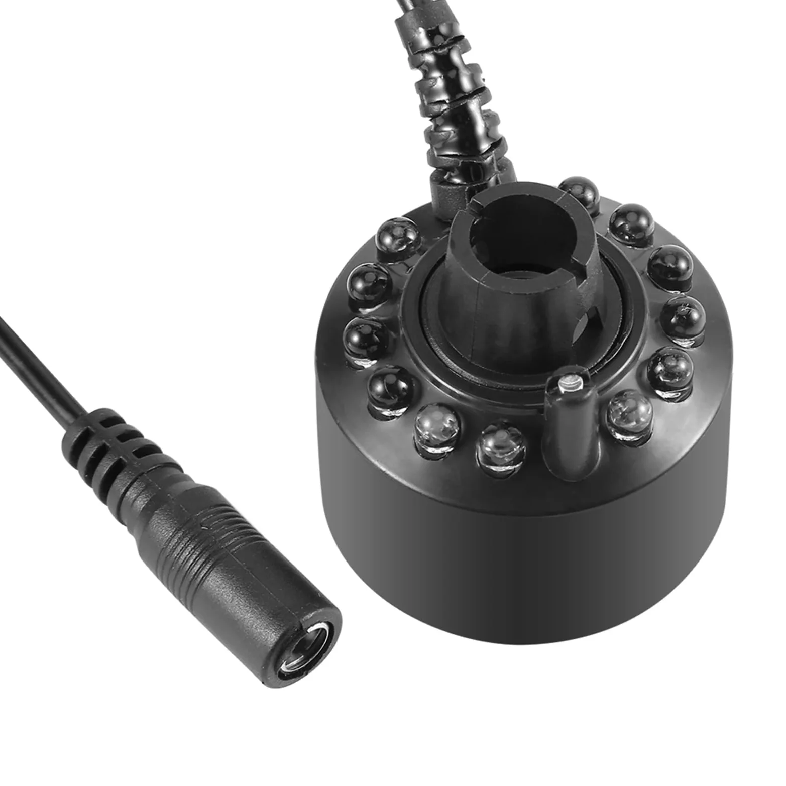 Brumisateur de Fontaine d'eau Longue Durée de Vie avec Adaptateur Secteur Brumisateur Effet de Brume époustouflant Humidificateur d'air Facile à Utiliser pour Aquarium