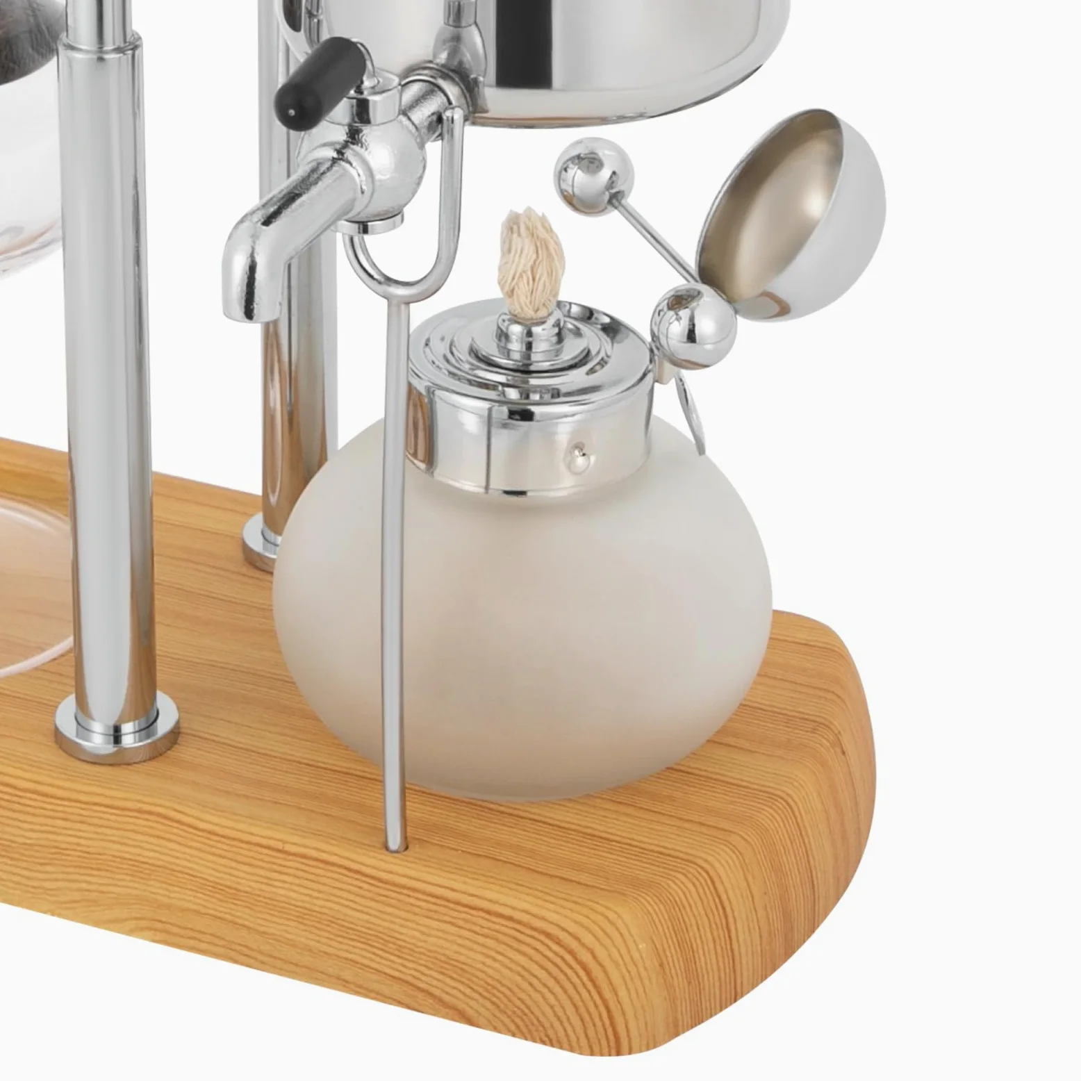 Syphon Machine à café Cafetière avec siphon Belgique Belgique Family Balance Siphon avec verre doseur et cuillère 23,5 x 12 x 38 cm