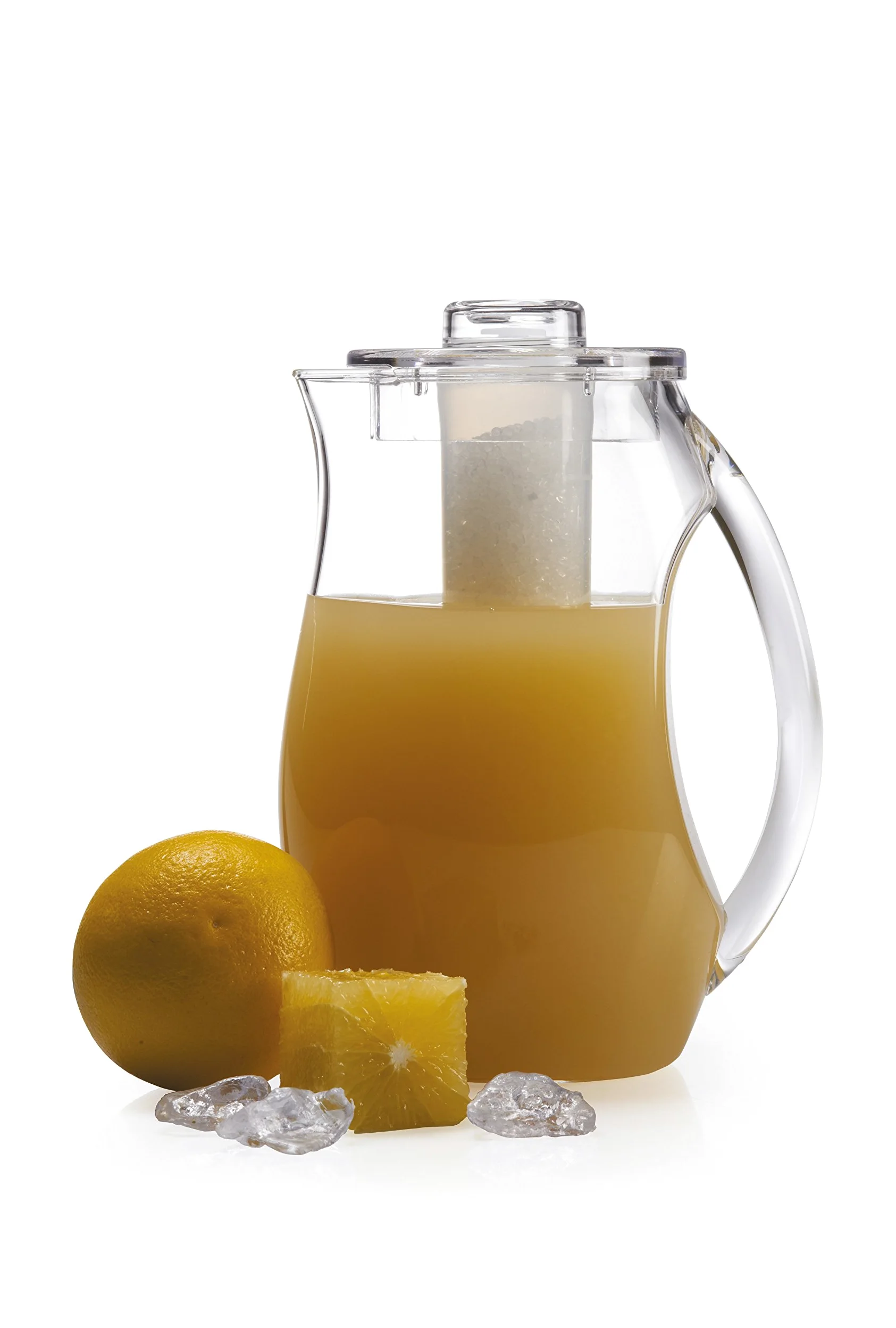 Excelsa On Ice Carafe avec porte-glace 2,2 l en plastique Transparent