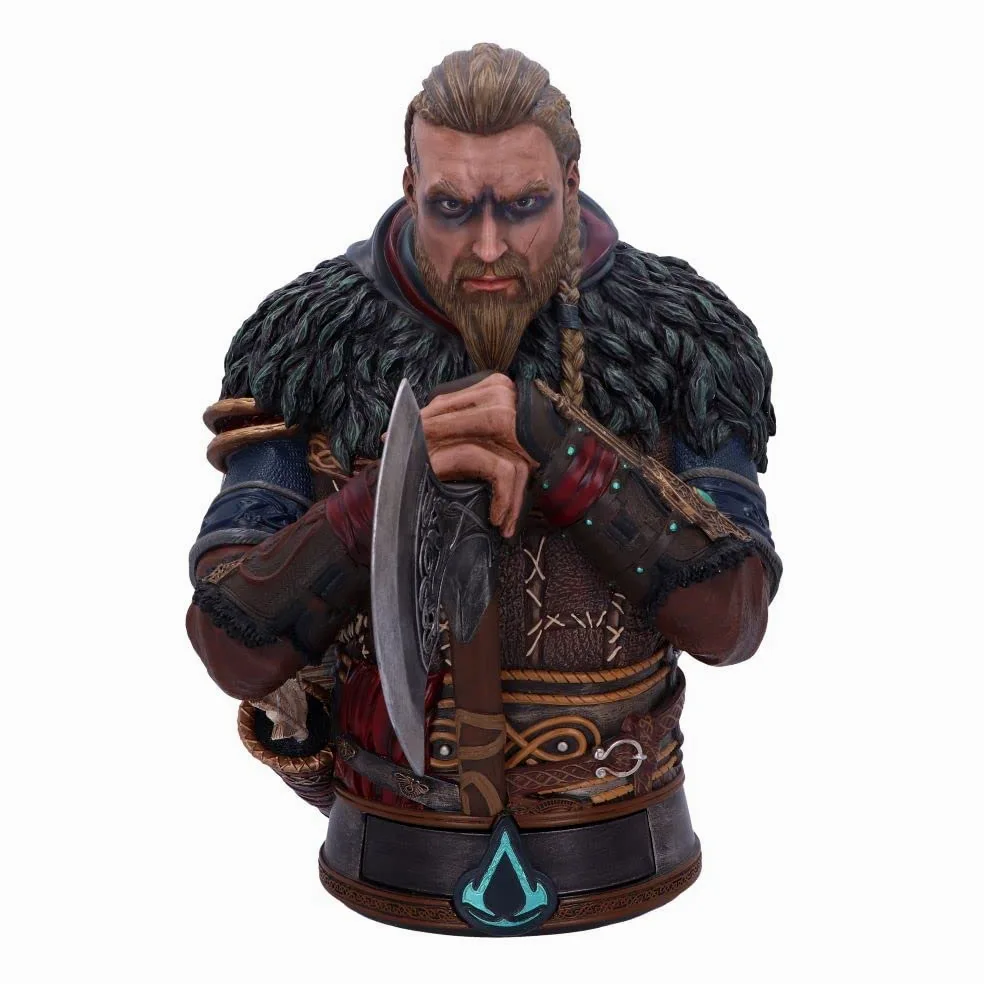 Nemesis Now Buste sous Licence Officielle Assassin's Creed Valhalla Eivor, Multicolore, 32 cm, résine
