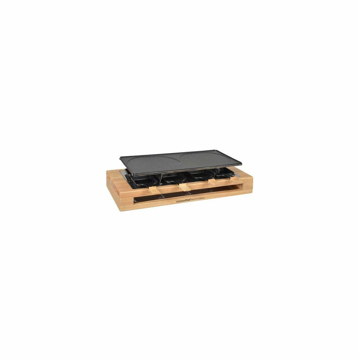 Kitchen chef - kcwood8maxi - Appareil … raclette 8 personnes 1500w + gril