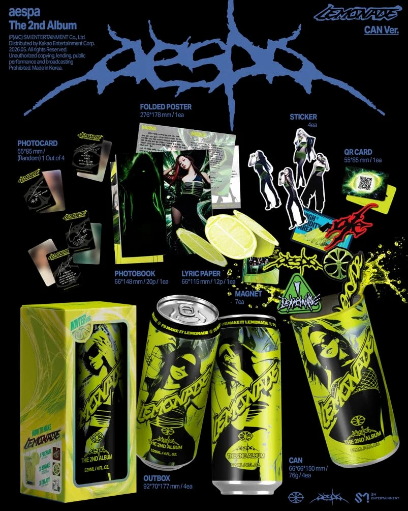 Générique Aespa - Vol.2 Lemonade Can Version Smart Album (Random ver.)