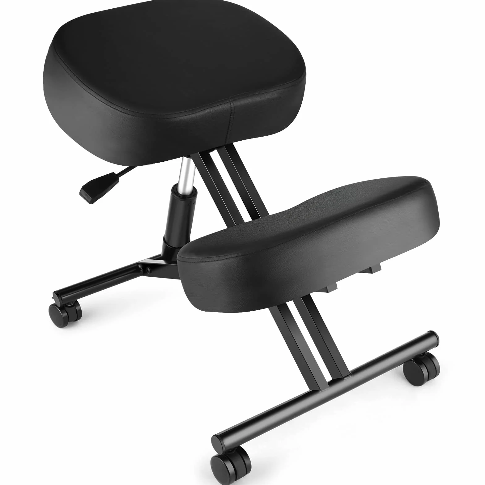 Himimi Chaise à Genoux, Ergonomique, réglable au Genou, pour la Posture, pour la Maison et Le Bureau, 57 x 46 x 70,99 cm; 7 kg, Hauteur réglable de 53,34 à 71,12 cm, Noir