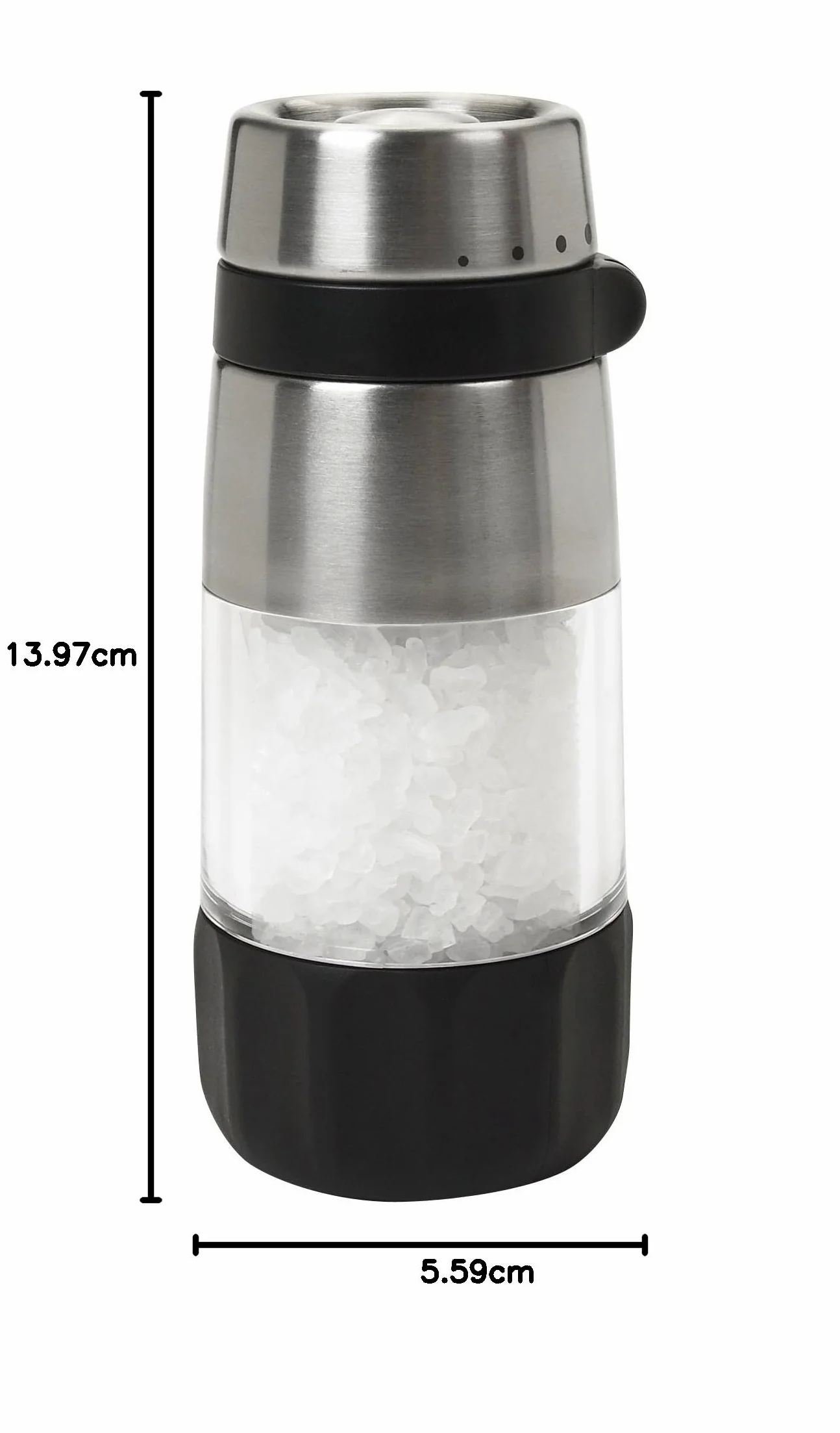 OXO Good Grips Accent – Moulin à sel Manuel - propreté optimale – Vrac