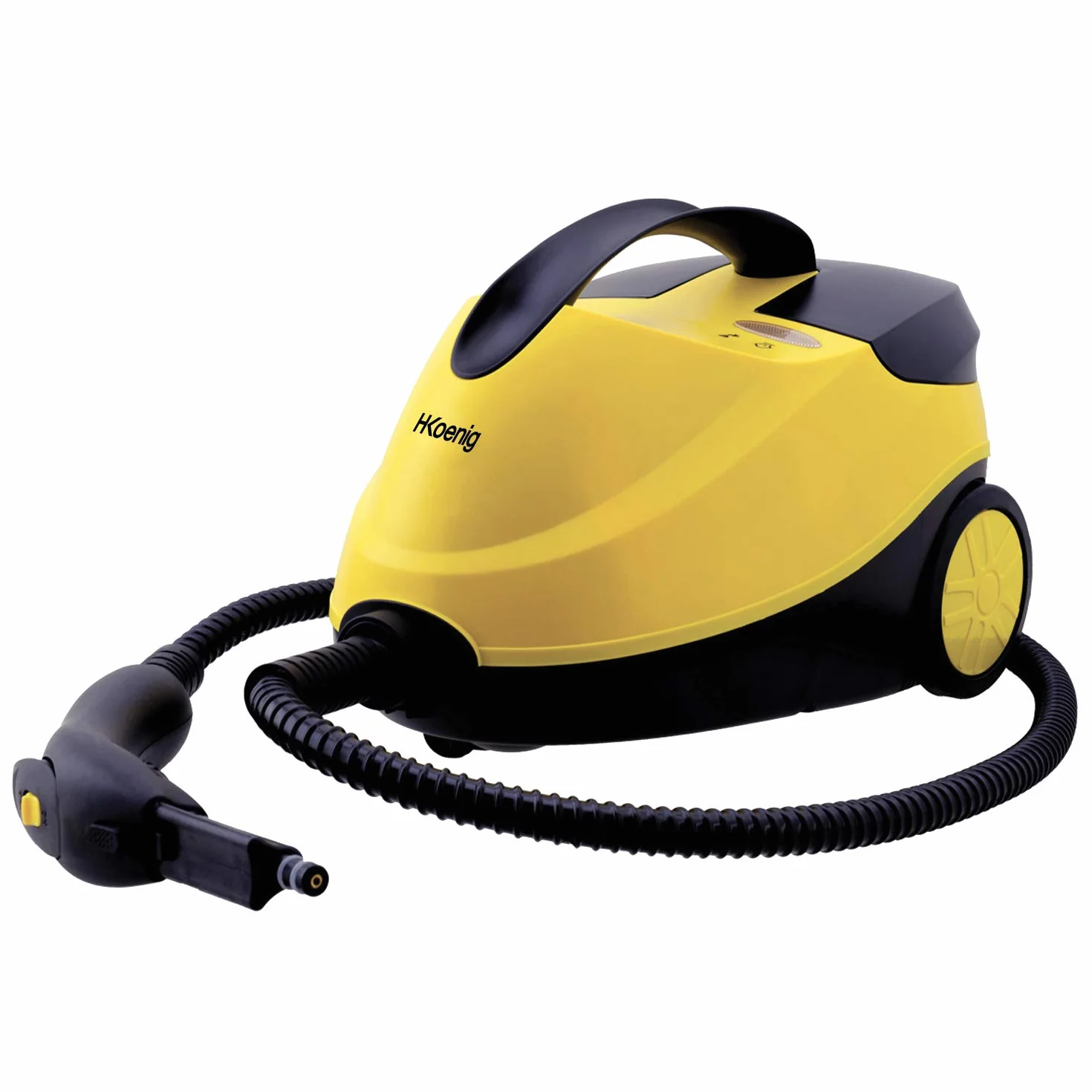 H.Koenig Nettoyeur Vapeur 4 bars NV6200, Autonomie 45 min, prêt en 8 min, 1,5L, Puissant 2000W, Compact, Multifonction Maison et Bureau, sol, meuble, voiture + 10 accessoires inclus