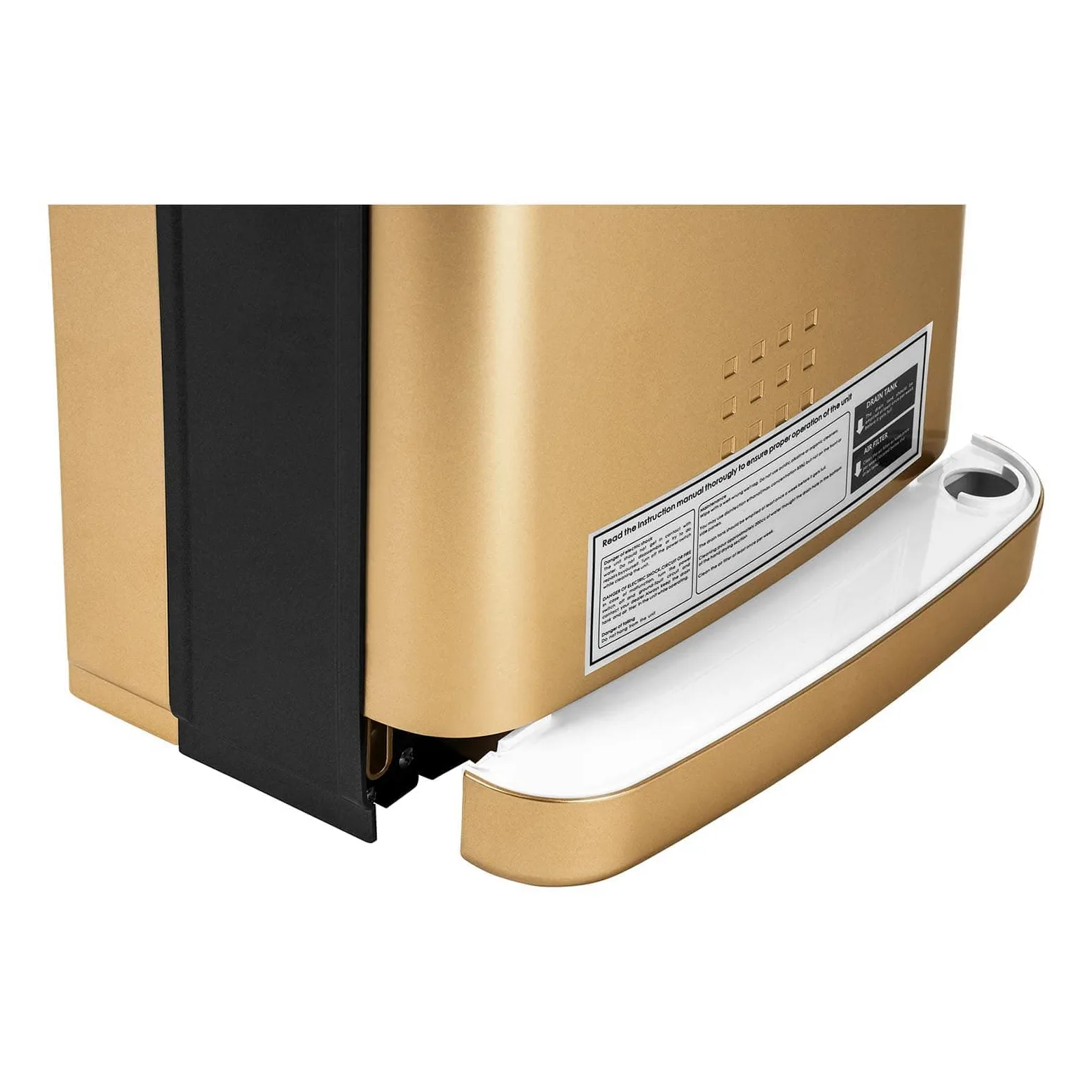 Physa Sèche-Mains Électrique Automatique Bari Gold (Temps de séchage 5 s, 32.000 TR/Min, Débit d'air [m/Sec] 90 m/s, Volume d'air 150 m³/h)
