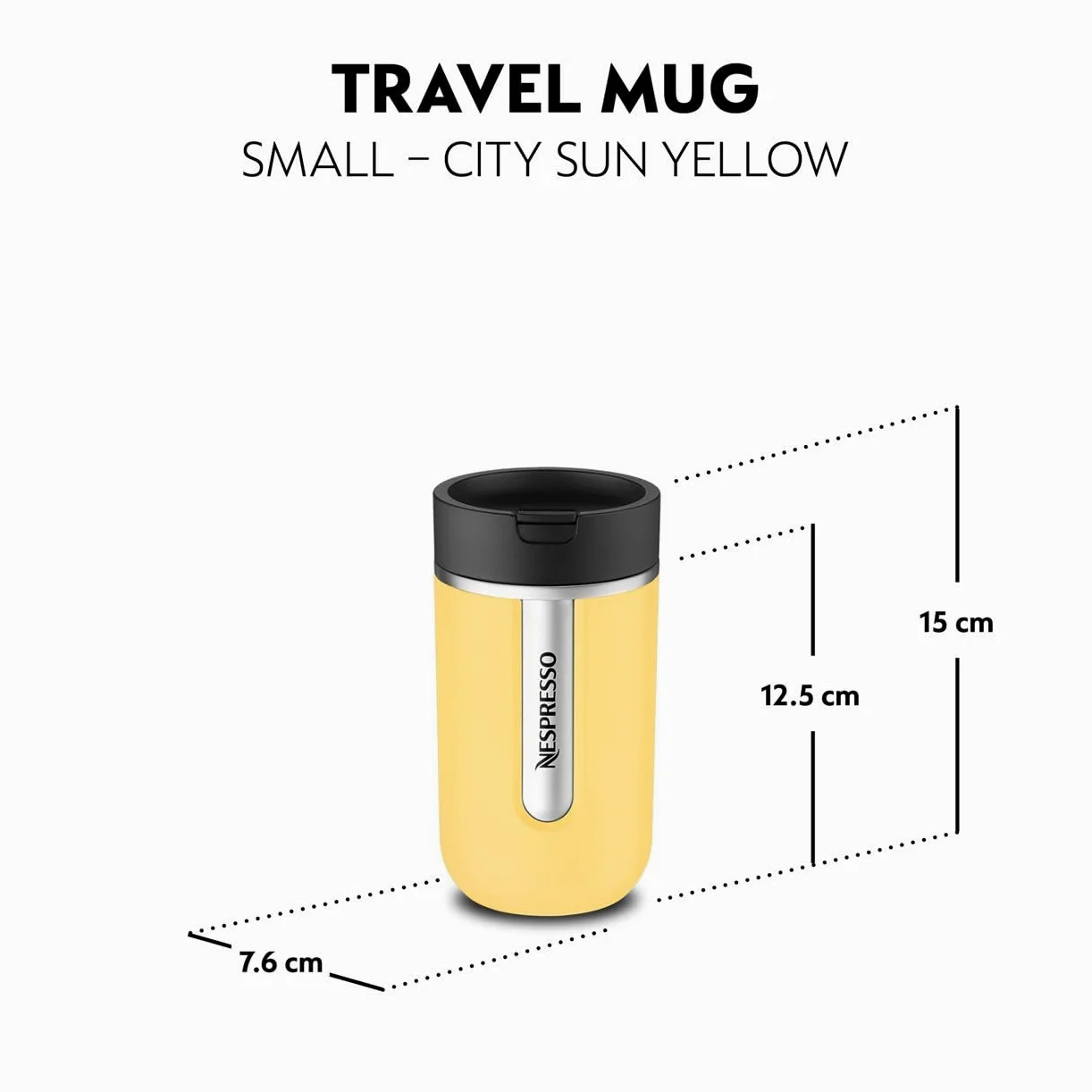 Mug de voyage jaune soleil Nespresso