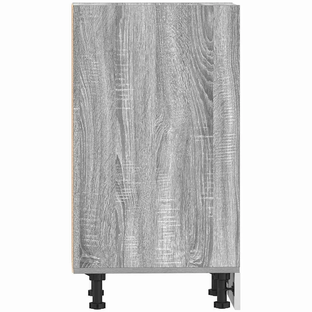 Générique Meuble Bas Riga Gris Sonoma 40 x 44,5 x 81,5 cm Bois d'ingénierie,Meubles de Cuisine,854207