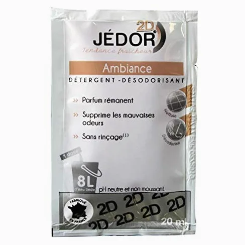 dosette 2D détergent nettoyant désodorisant - Jédor - Parfum Ambiance (200 dosettes)