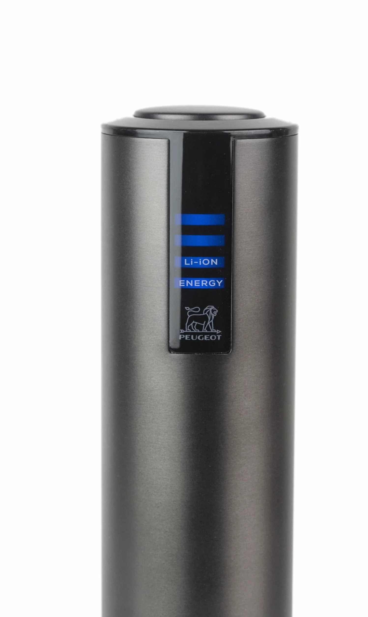 PEUGEOT - Elis Touch - Tire-Bouchon Electrique Rechargeable En Inox et ABS + Socle de Chargement + Coupe-Capsule - Batterie Lithium Ion - Autonomie Longue Durée - Coloris Carbone