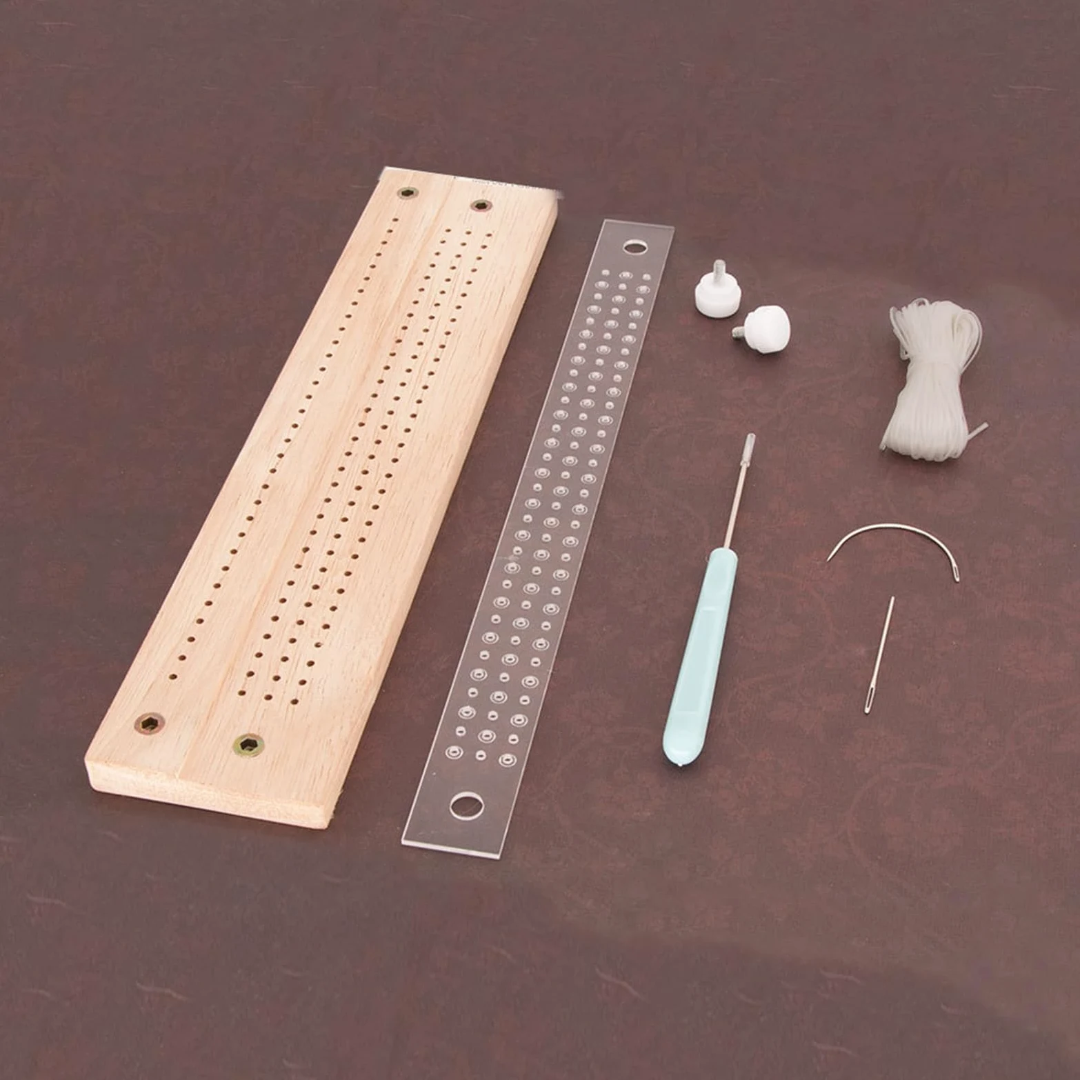 F Fityle Kits d'outils de Reliure, Complet DIY Guide d'aiguille Incurvée Droite Coudre, Outils de Reliure pour Papiers et Livres