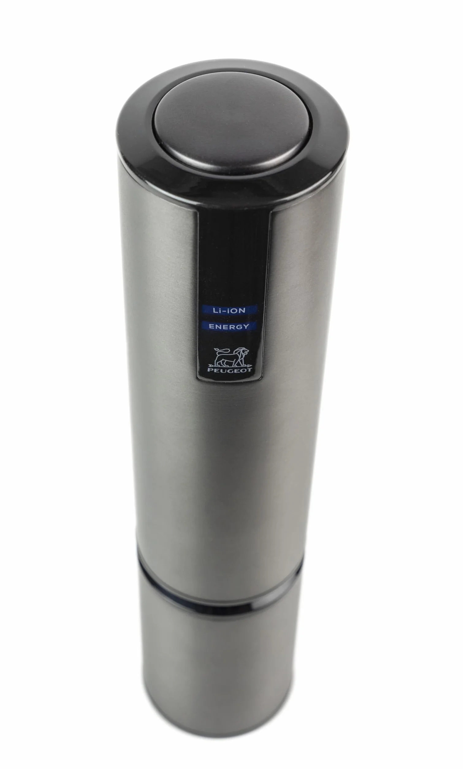 PEUGEOT - Elis Touch - Tire-Bouchon Electrique Rechargeable En Inox et ABS + Socle de Chargement + Coupe-Capsule - Batterie Lithium Ion - Autonomie Longue Durée - Coloris Carbone