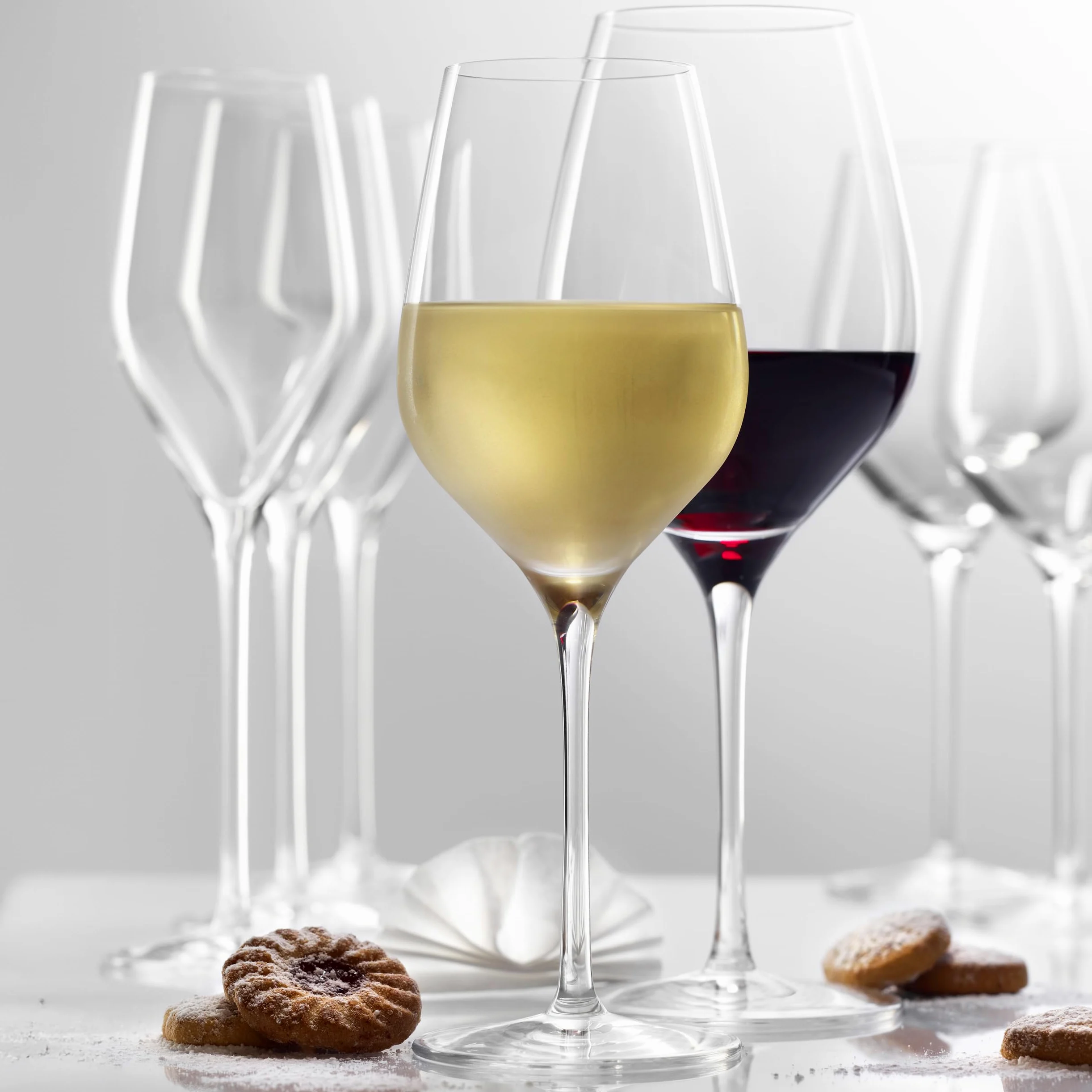 Stölzle Lausitz Verres à Vin Blanc Exquisit Royal 6-Pièces 350 ml – Verres Élégants en Cristal pour Vin Rouge Léger & Rosé – Résistants au Lave-Vaisselle