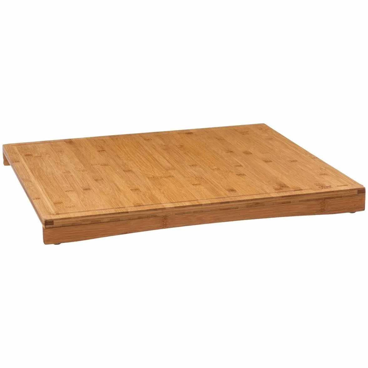 5five - Cache plaque 52x58cm en Bambou 3en1. Planche à découper en Bois - Protège Crédence et Plaques - Compatible Induction Gazinière Vitrocéramique