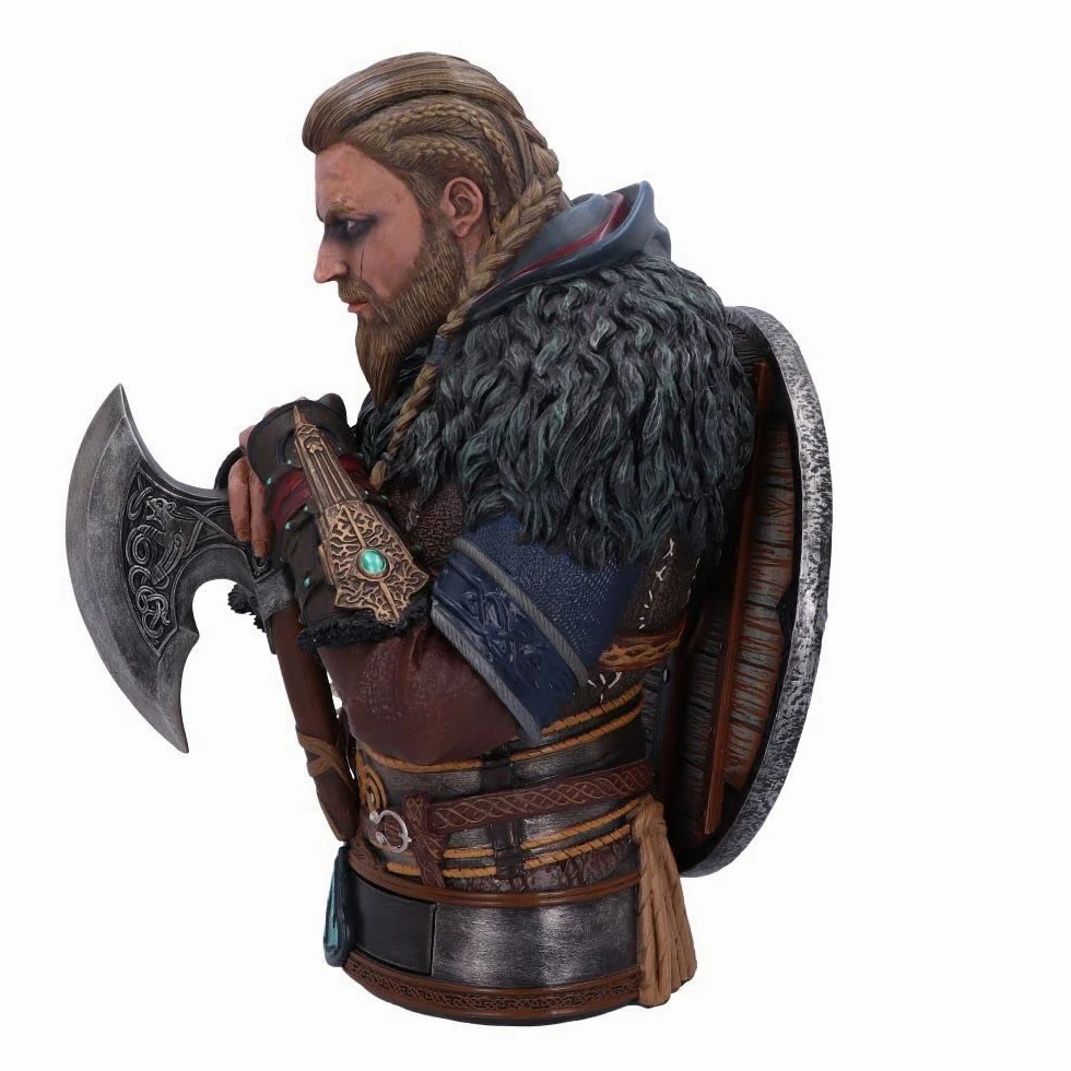 Nemesis Now Buste sous Licence Officielle Assassin's Creed Valhalla Eivor, Multicolore, 32 cm, résine