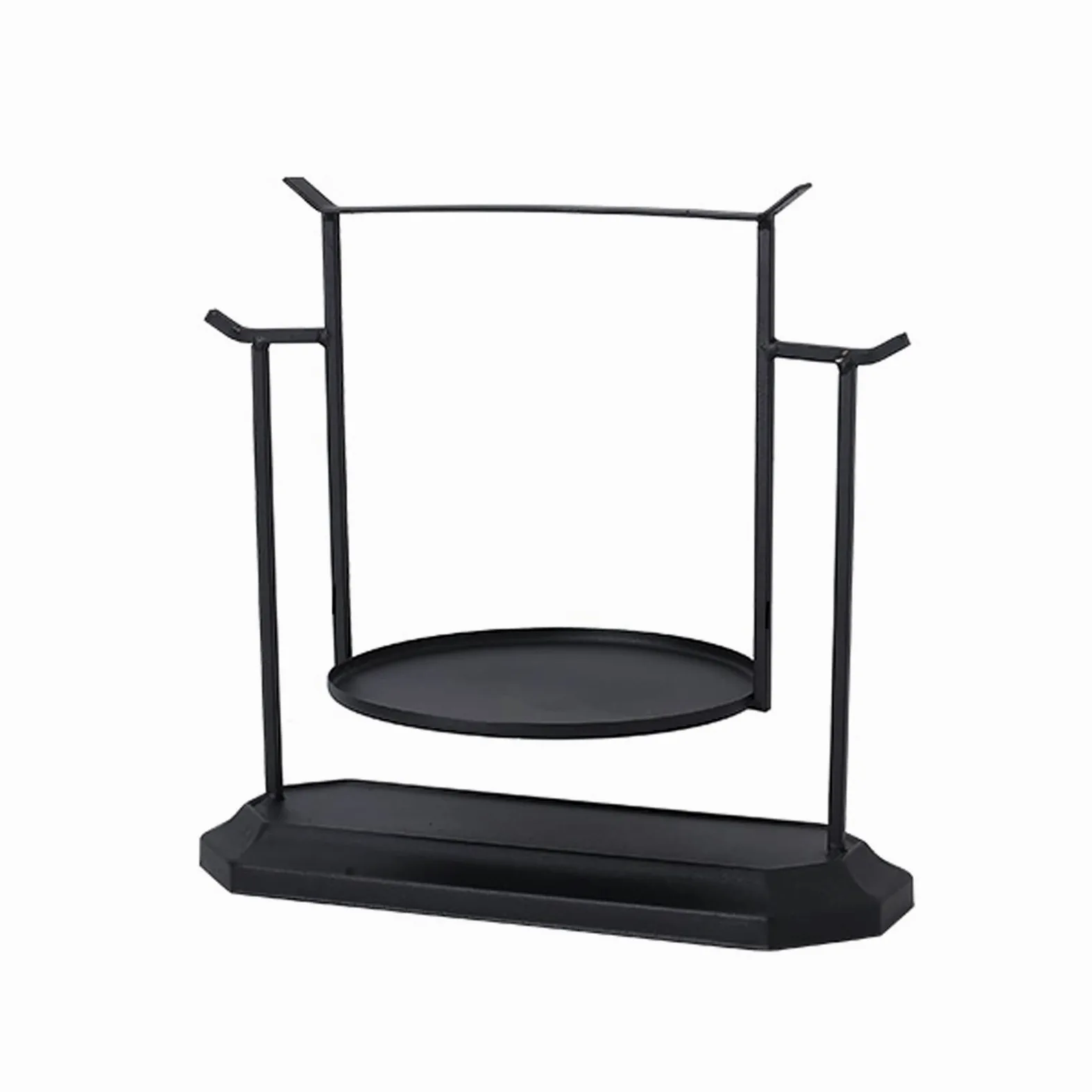 SUNESA Présentoir à Gâteau Nouveau Chinois Fer Dessert Table Pâtisserie Stand Gâteau Présentoir Plateau Confiserie Stand De Mariage Dessert Décoration Stand de Gâteaux (Size : Bruin)