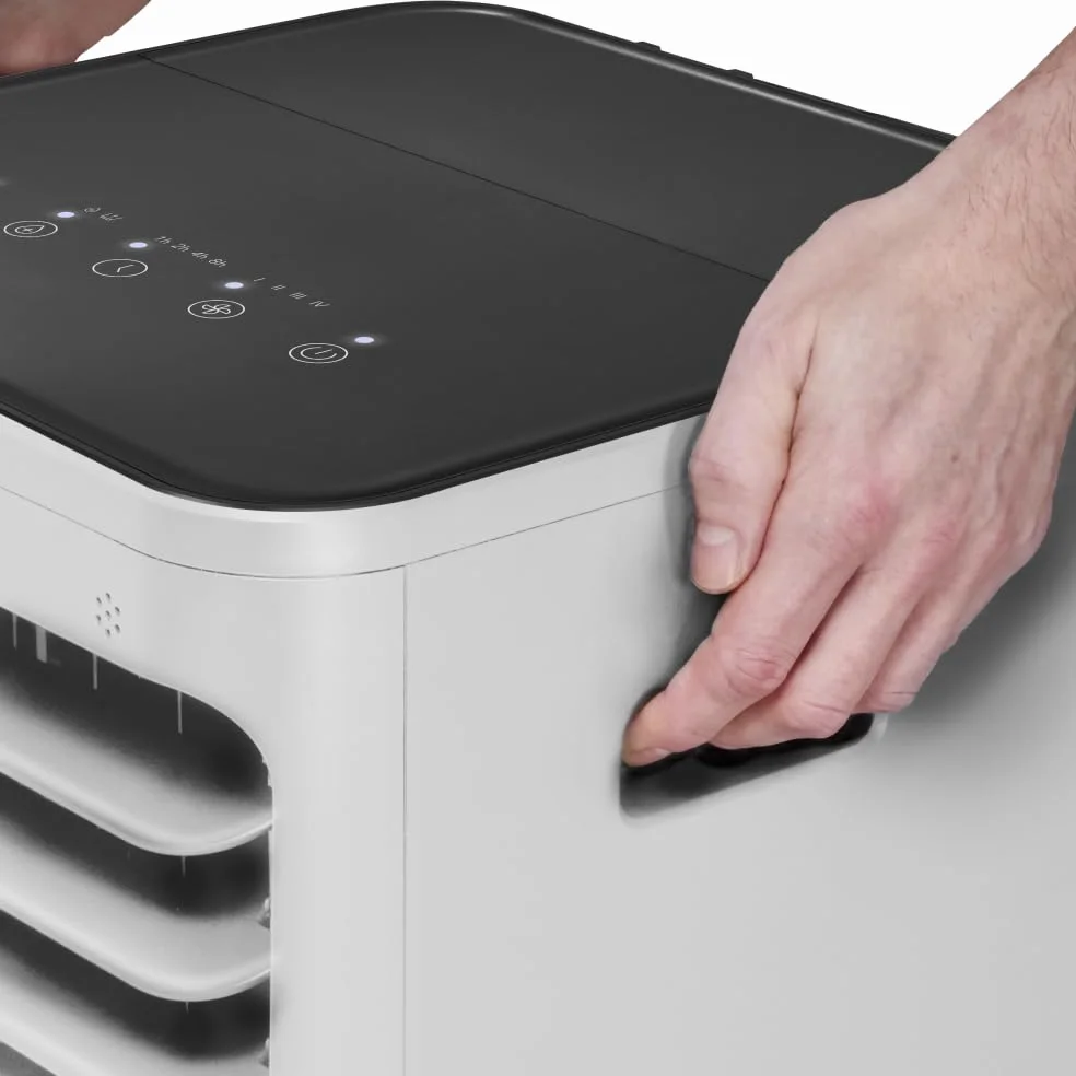 TROTEC Rafraîchisseur d'air PAE 61 - Pour 72m² - Climatiseur sans évacuation à évaporation - 40L Résevoir - Fournis 4 accumulateurs de froid