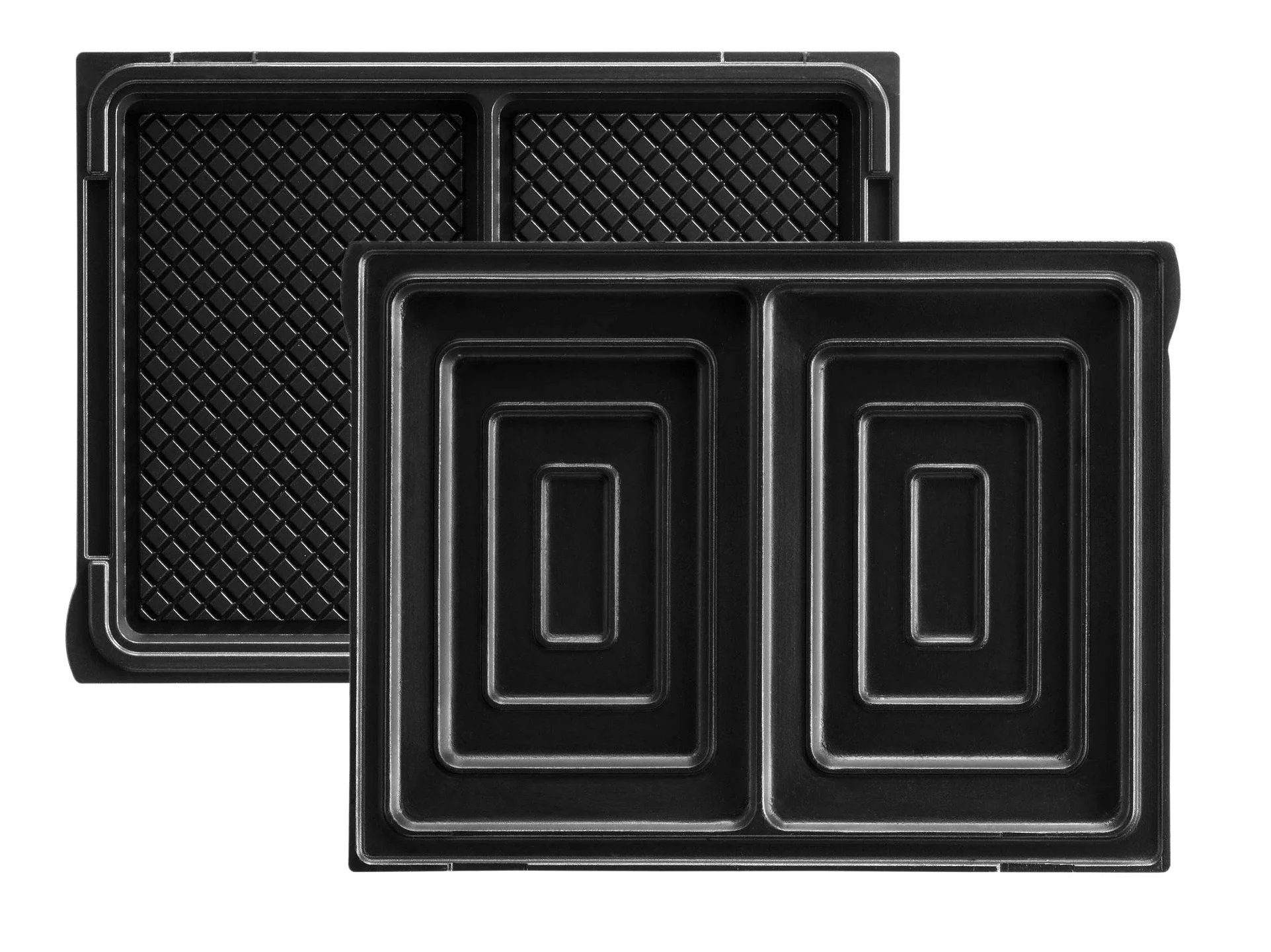 LAGRANGE Gaufrier Tart'Gaufres, 1070W, 3 jeux de plaques inclus, gaufres avec grosses alvéoles d’un côté et surface lisse pour tartiner de l’autre, Plaques amovibles, Multifonction, 029424