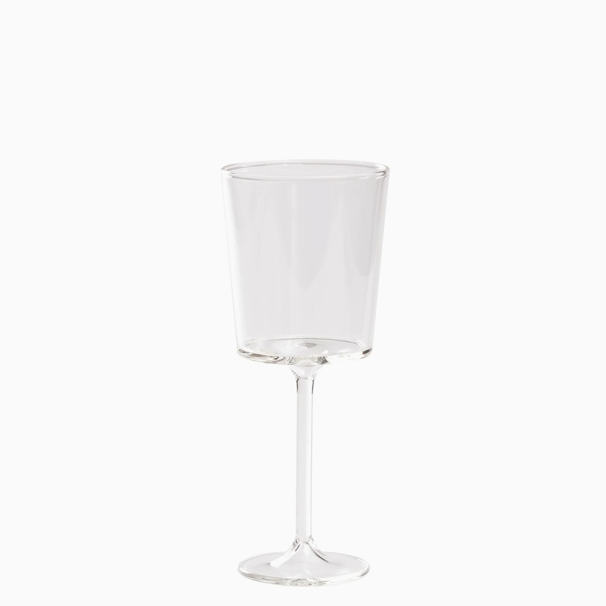 Zafferano Discobolo Verre À Vin Rouge en Verre Borosilicate Soufflé À La Main 46,5 Cl - Set 4 Pièces Design Transparent pour Dégustation De Vins Structurés