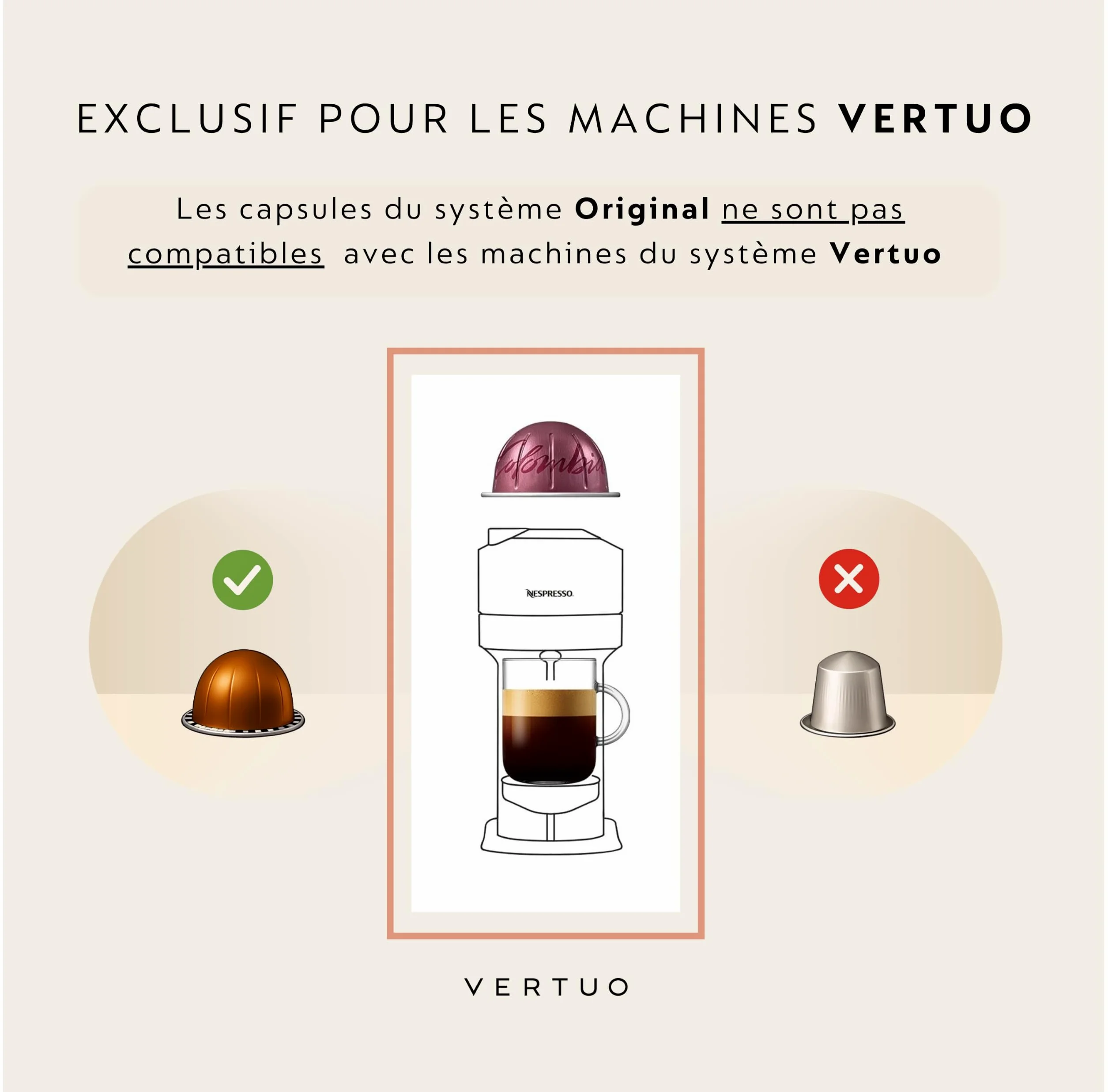 De'Longhi Nespresso Vertuo Pop - Machine à Café en Capsules, Technologie Centrifusion, 4 Tailles de Tasse, Set de 12 Capsules Inclus, Jaune Pastel (ENV90.LE)