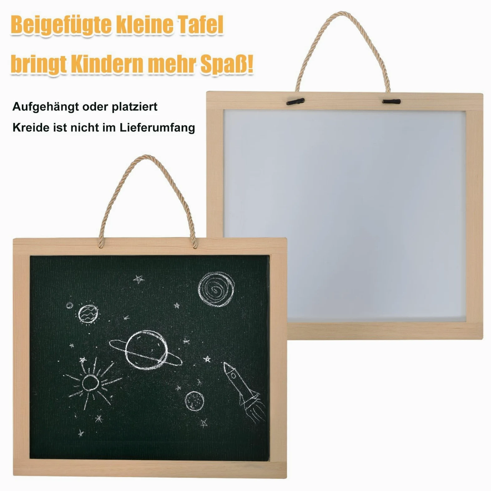 KOMHTOM Simple Lit de Maison avec Protection Anti-Chute, Lit de Jeune avec Sommier à Lattes en Bois, Cadre de lit, Minimaliste(sans Matelas) (Blanc-A, 90 x 200CM)